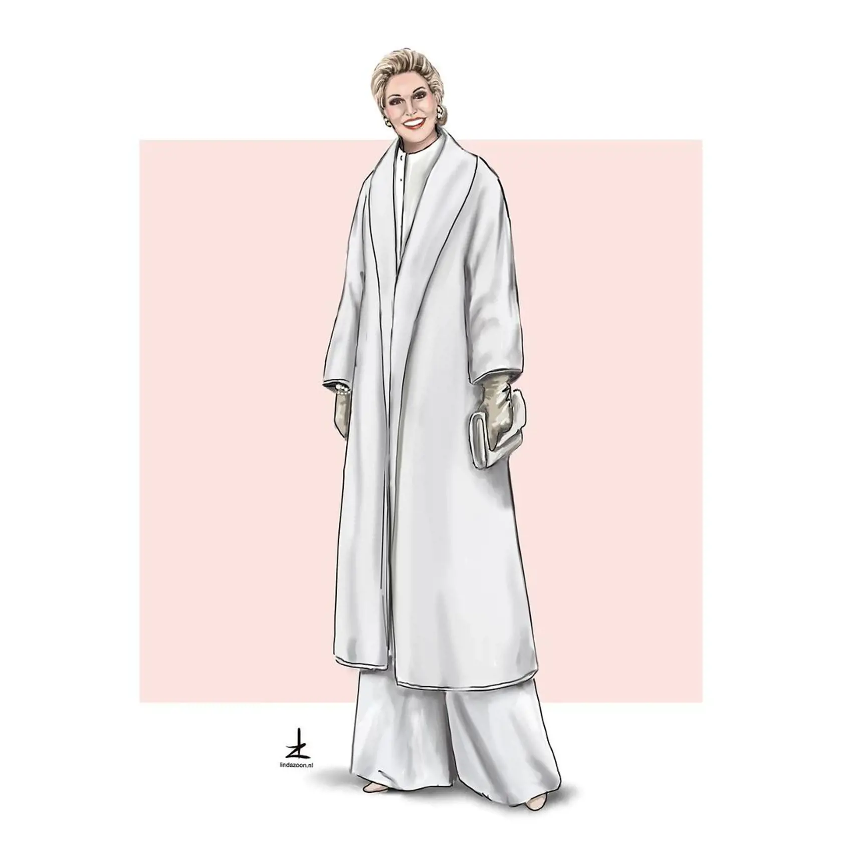 Kráľovná Máxima bola neprehliadnuteľná v nohavicovom kostýme z dielne belgického módneho domu Maison Natan Couture a dlhom vlnenom kabáte značky Massimo Dutti.