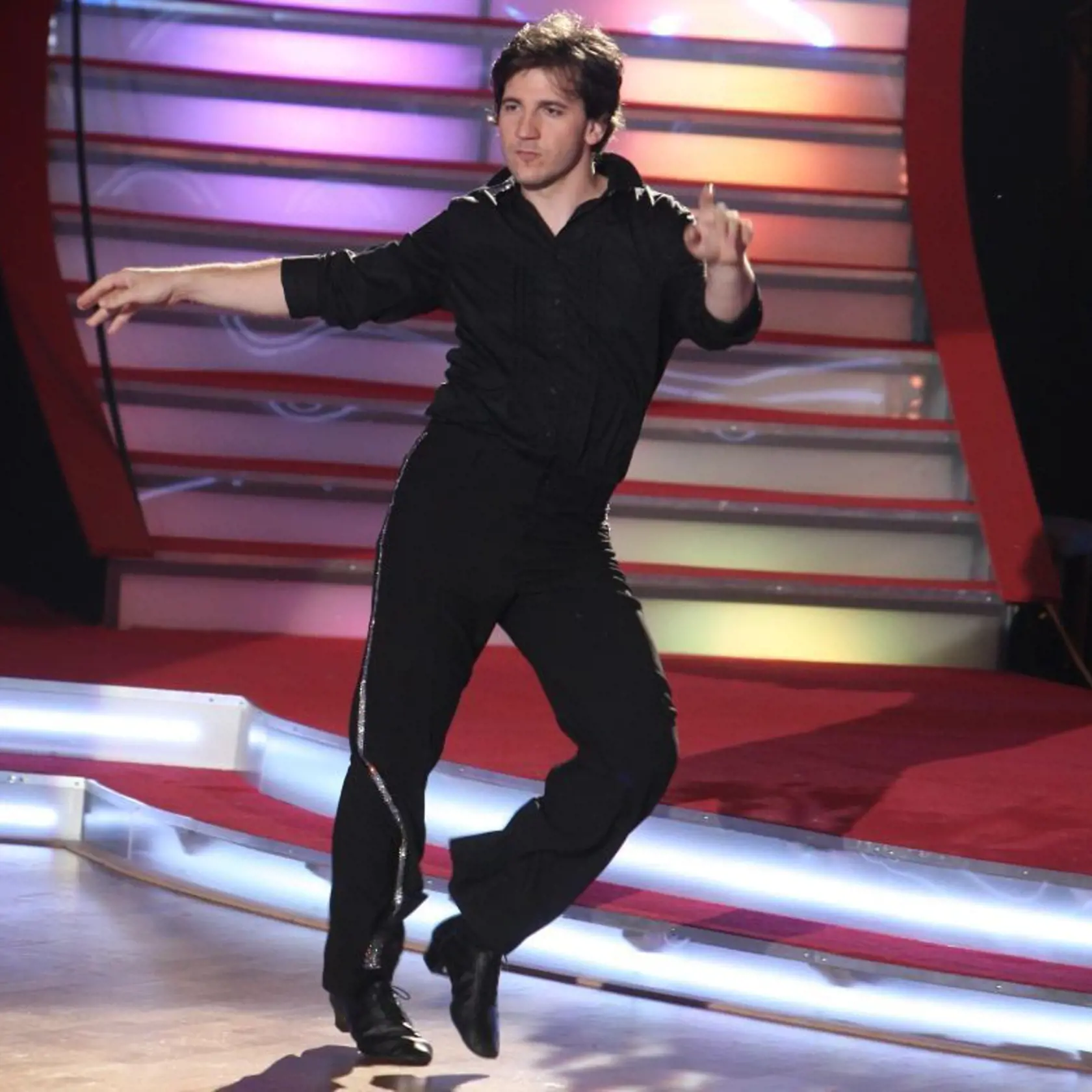 2009: Juraj Mokrý v čase, keď tancoval v Let's Dance. Partnerkou mu bola Katarína Jakeš Štumpfová.