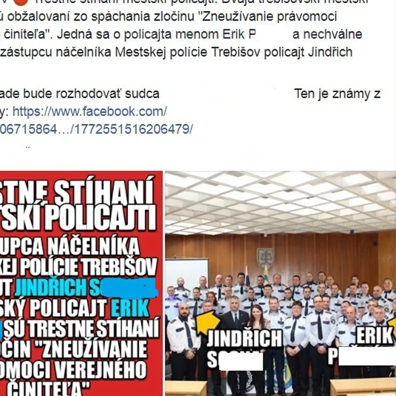 Na občianskej stránke zverejňuju nespokojní Trebišovčania svoje názory. Nepominuli v tom čase ani kauzu obžalovaných mestských policajtov