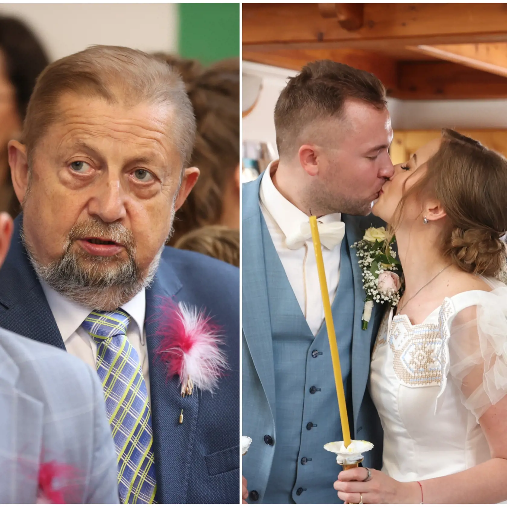 Bývalý minister spravodlivosti Štefan Harabin dnes prežíval veľký deň. V upršanú sobotu sa uskutočnila svadba jeho najmladšej dcéry Kataríny. 