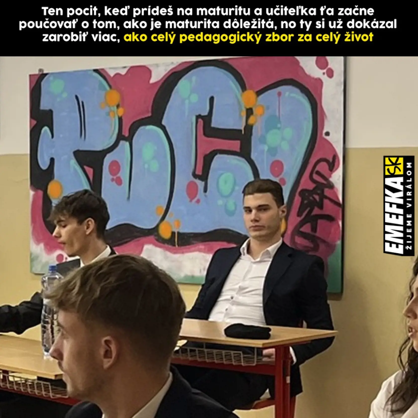 Slafkovského výraz na písomných maturitách baví celý internet.