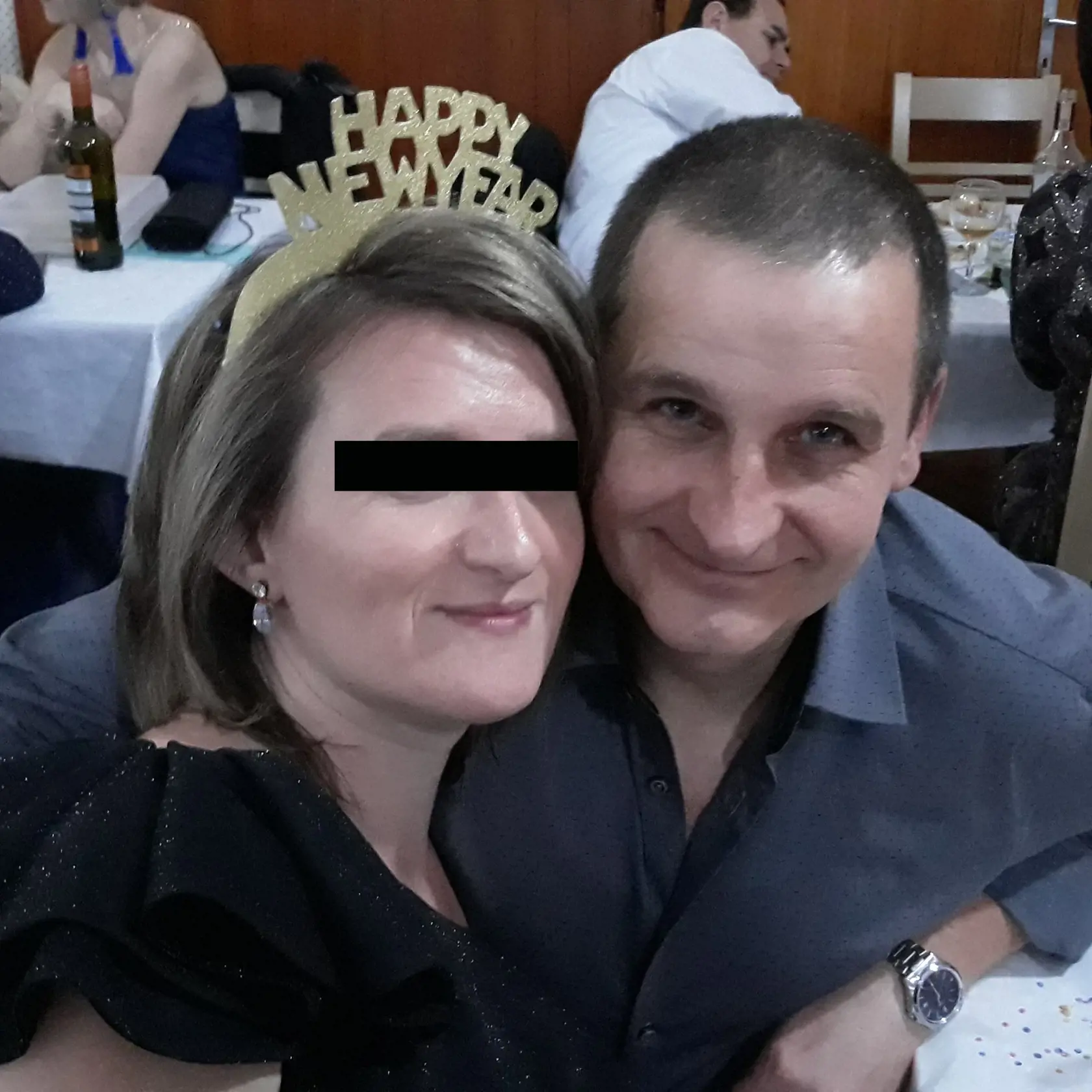 Ľuboš so svojou partnerkou.