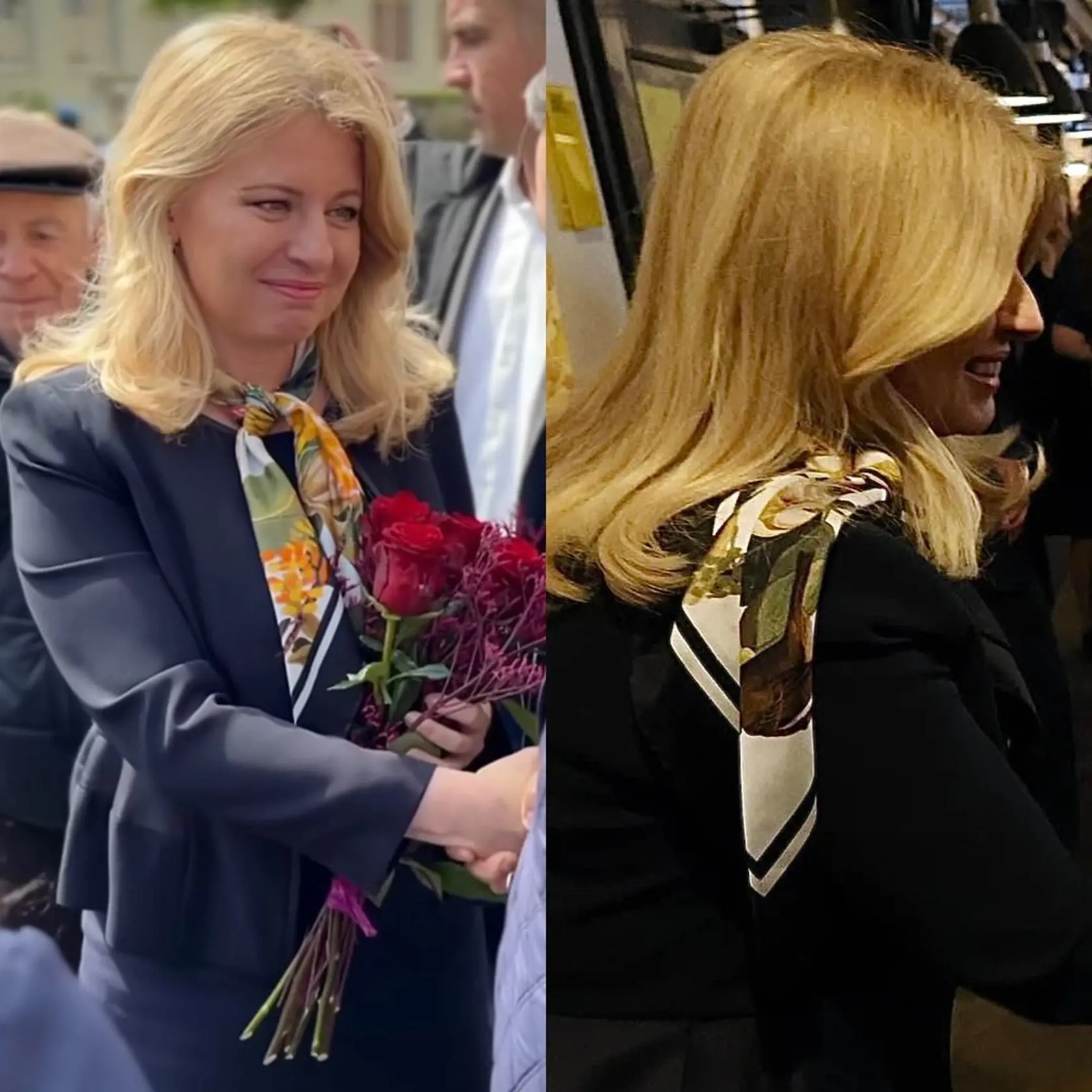 Hodvábna šatka je dokonalým doplnkom, ktorý vkusne dotvára každý elegantný outfit.