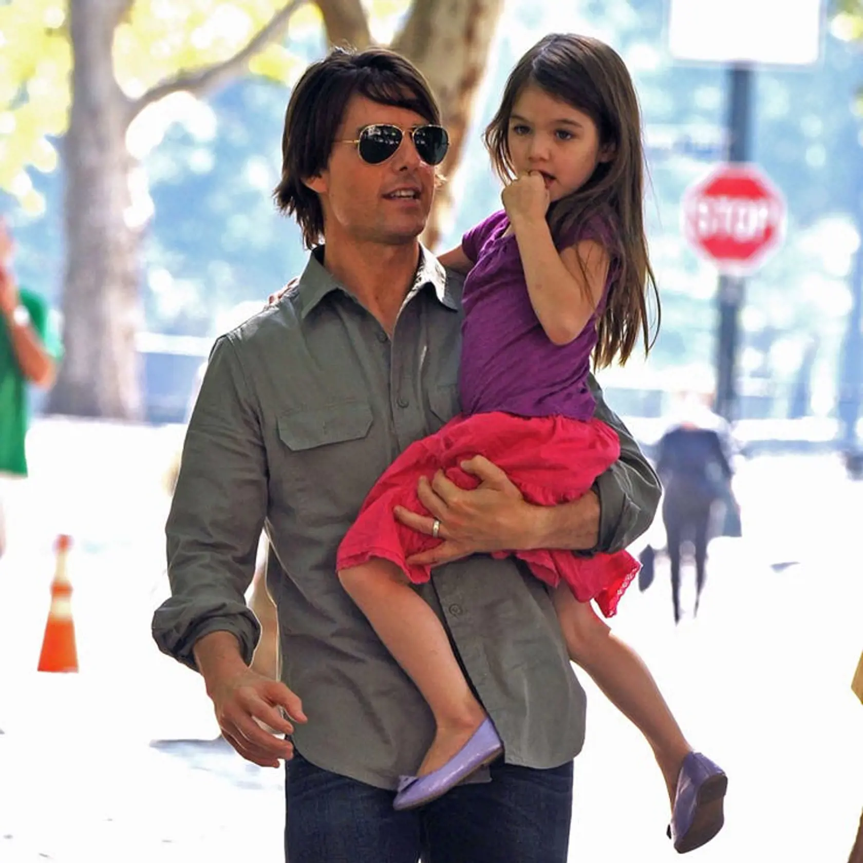 Suri Cruise bola vždy paparazzmi sledovaným dieťaťom.