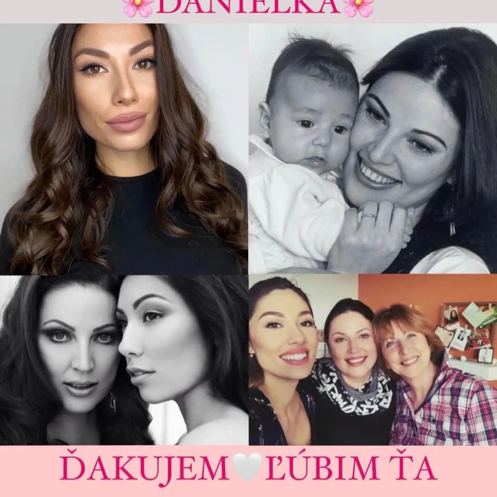 Ivana Christová zablahoželala dcére Daniele k narodeninám.