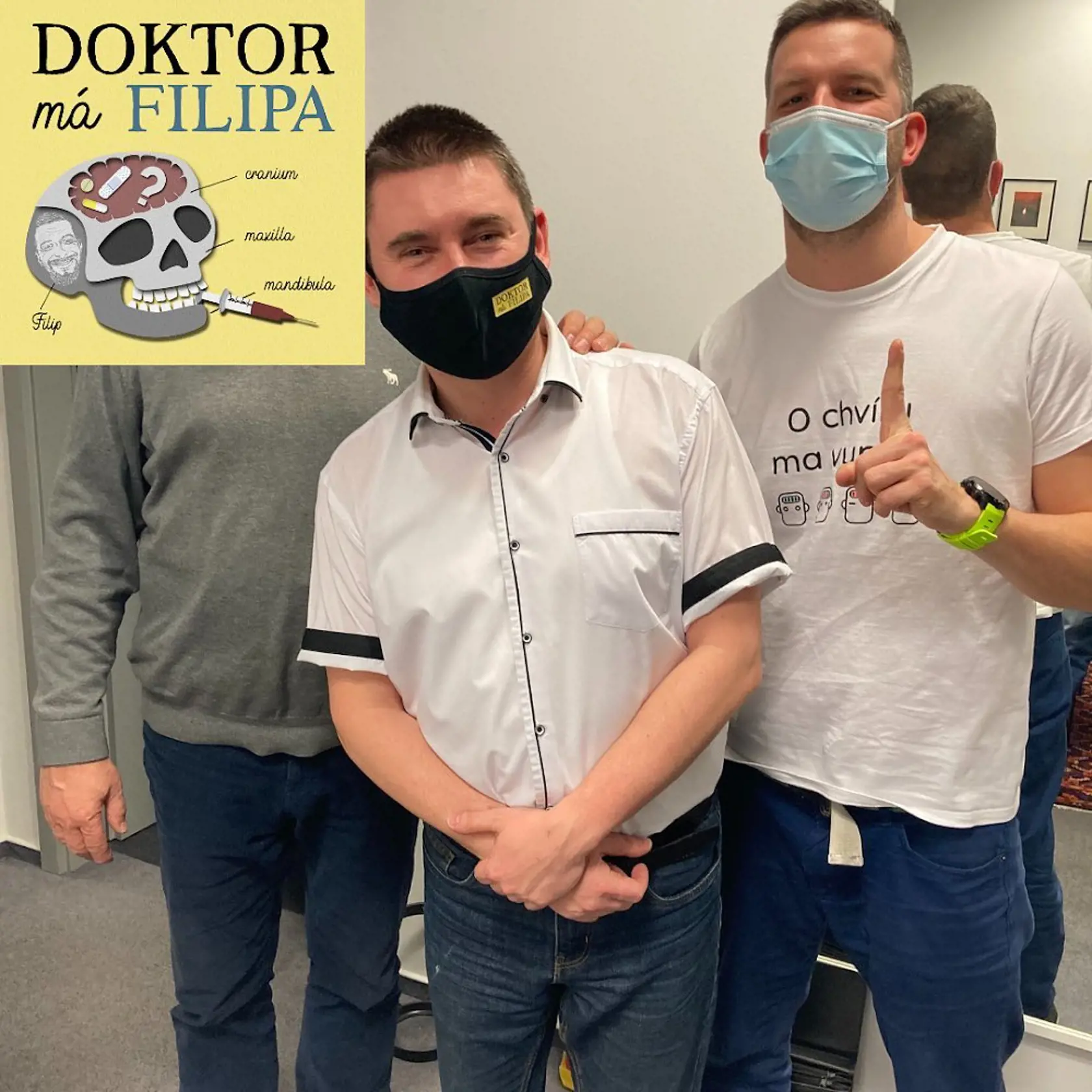 Jozef Fatrsík a Filip Machala nahrávajú podcast Doktor má Filipa.
