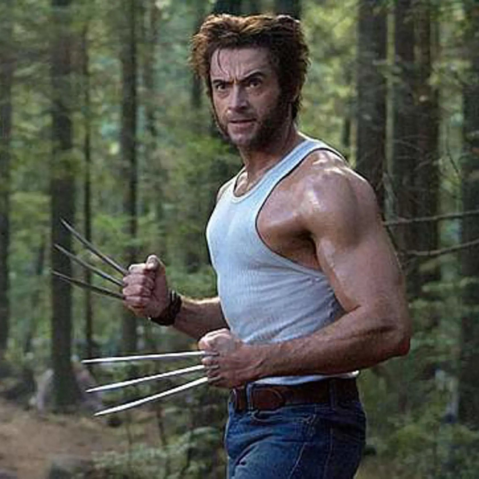 Hugh Jackman ako Wolverine.