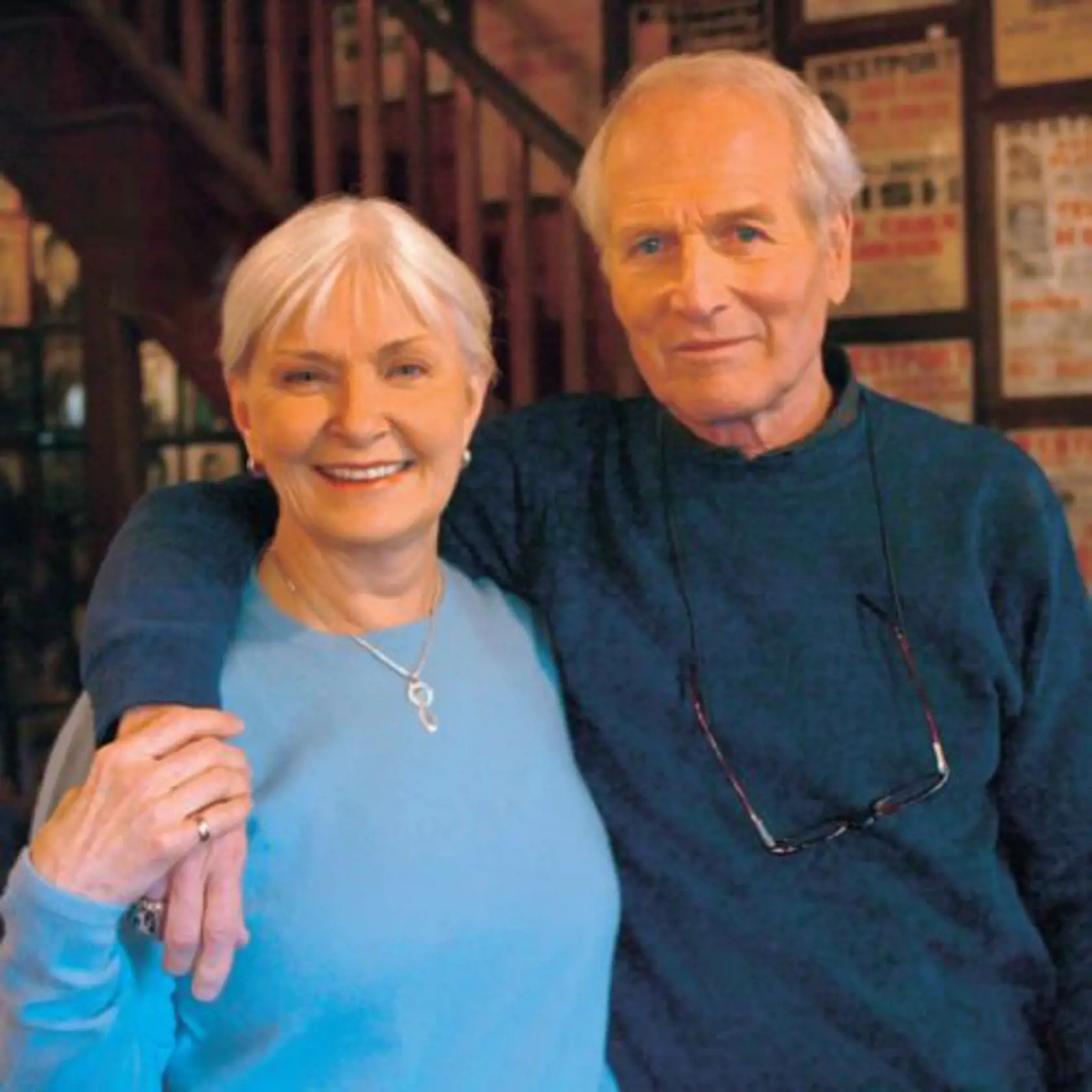 Paul Newman s manželkou Joanne Woodward.