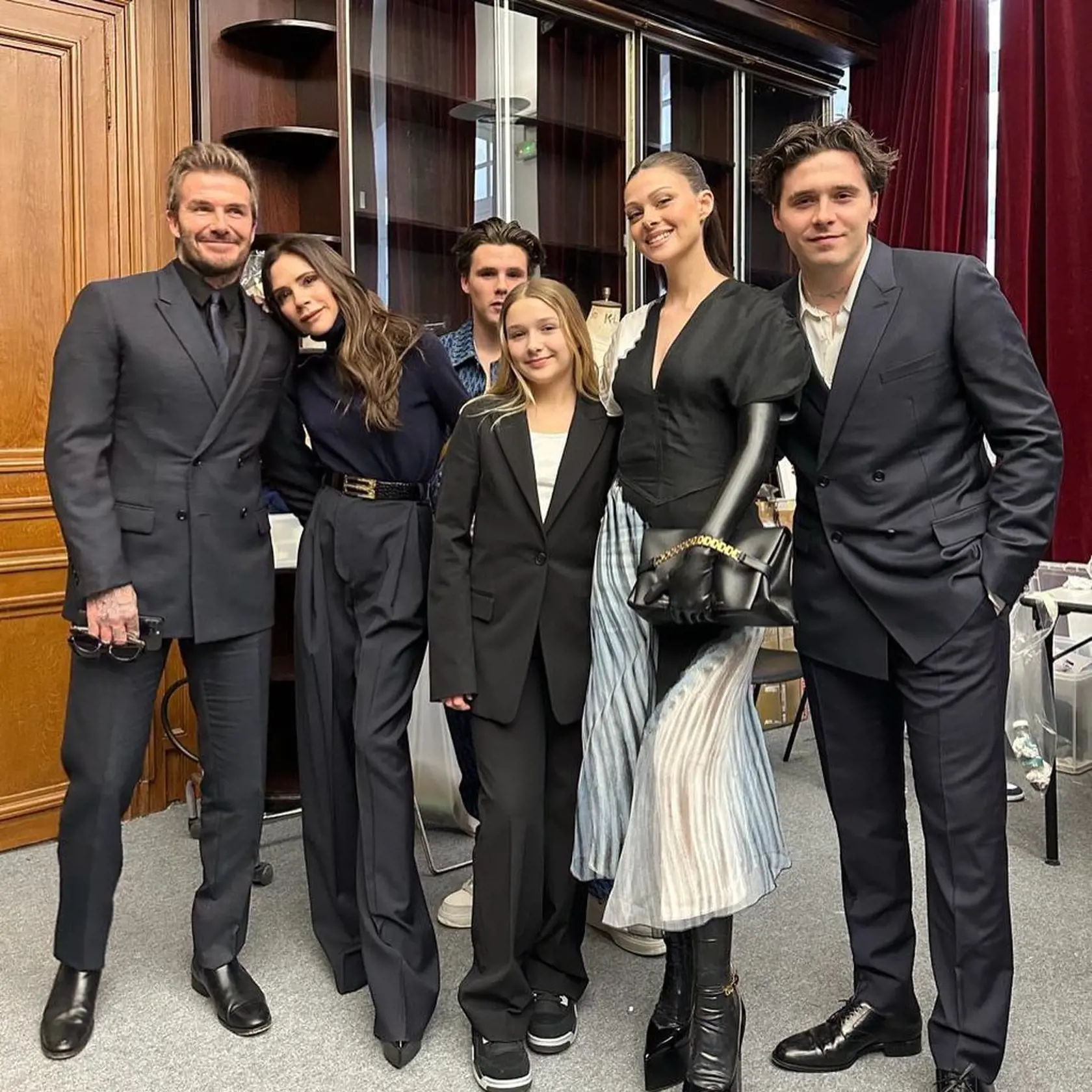 Victoria Beckham s milovanou rodinou