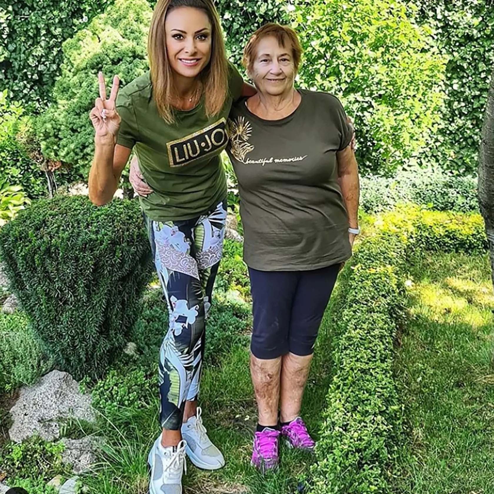 Zora s milovanou maminou