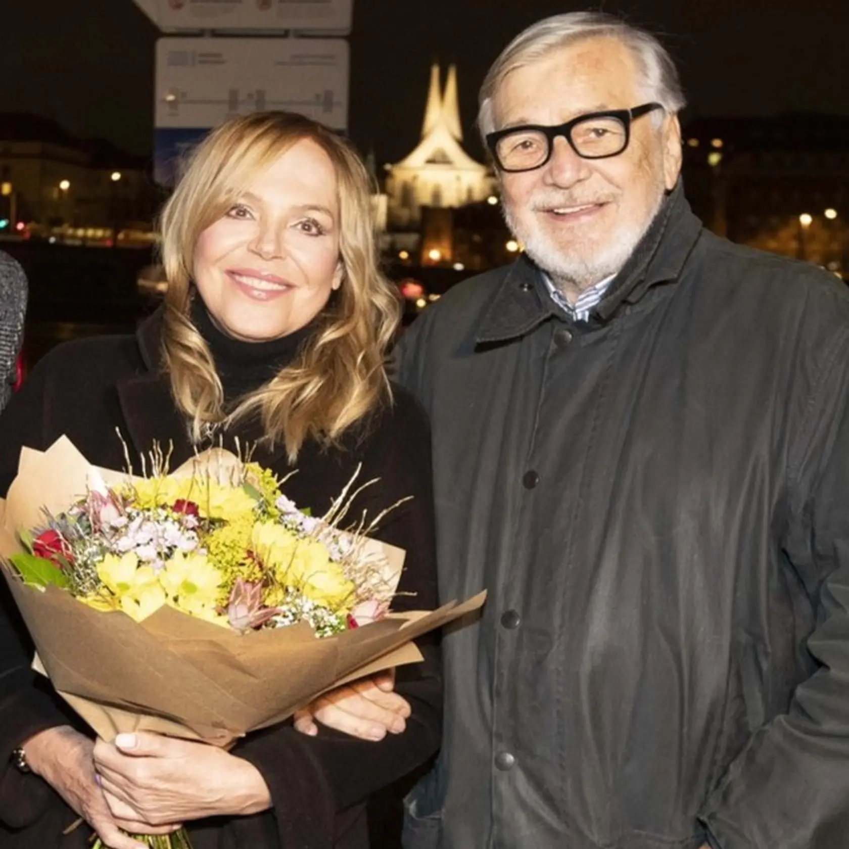 Dagmar Havlová s Jiřím Barotoškom.