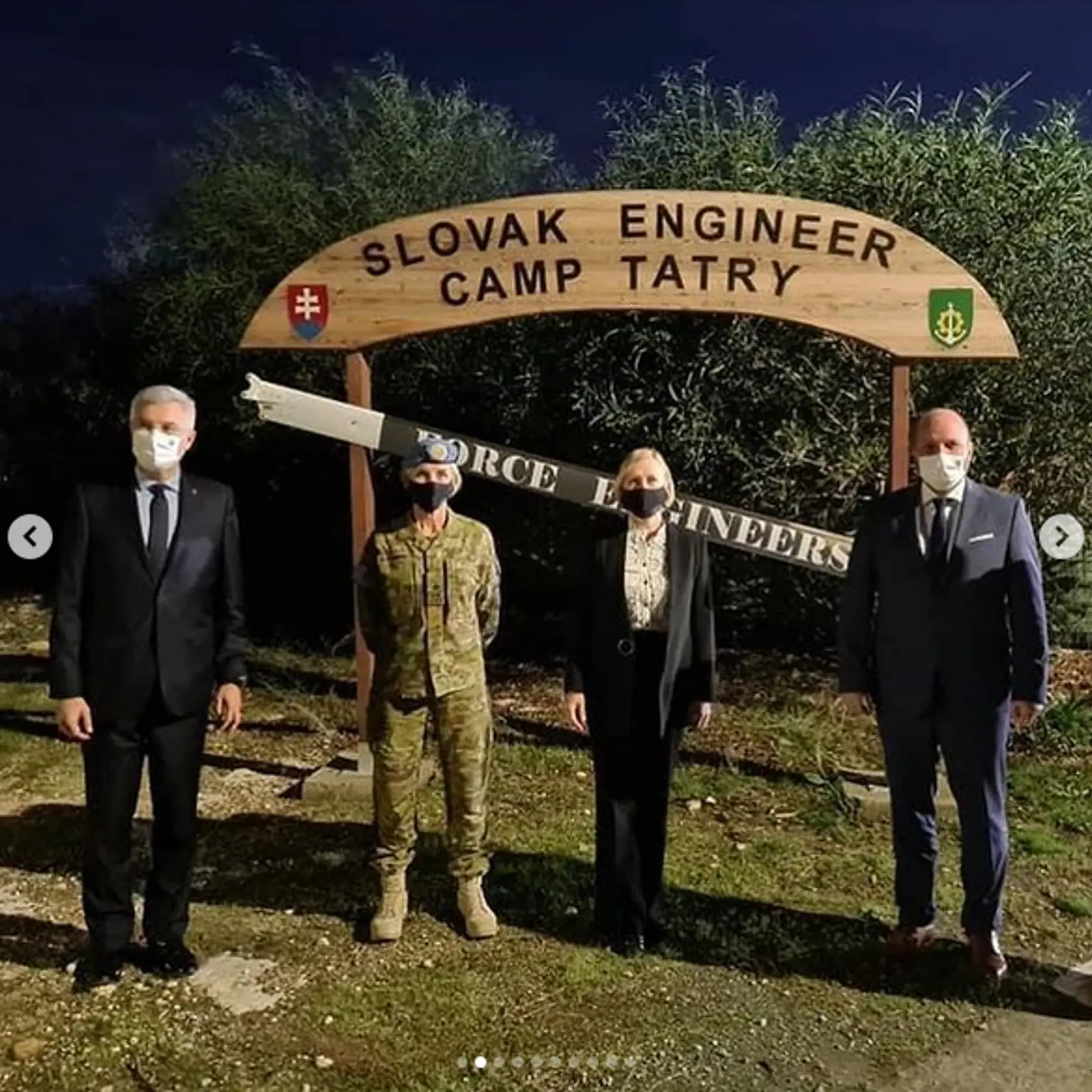 Ivan Korčok si spolu s ministrom obrany Slovenskej republiky Jaroslavom Naďom prezreli tábor Tatry a vypočuli si aktuálne informácie o dôležitej misii. ⠀
