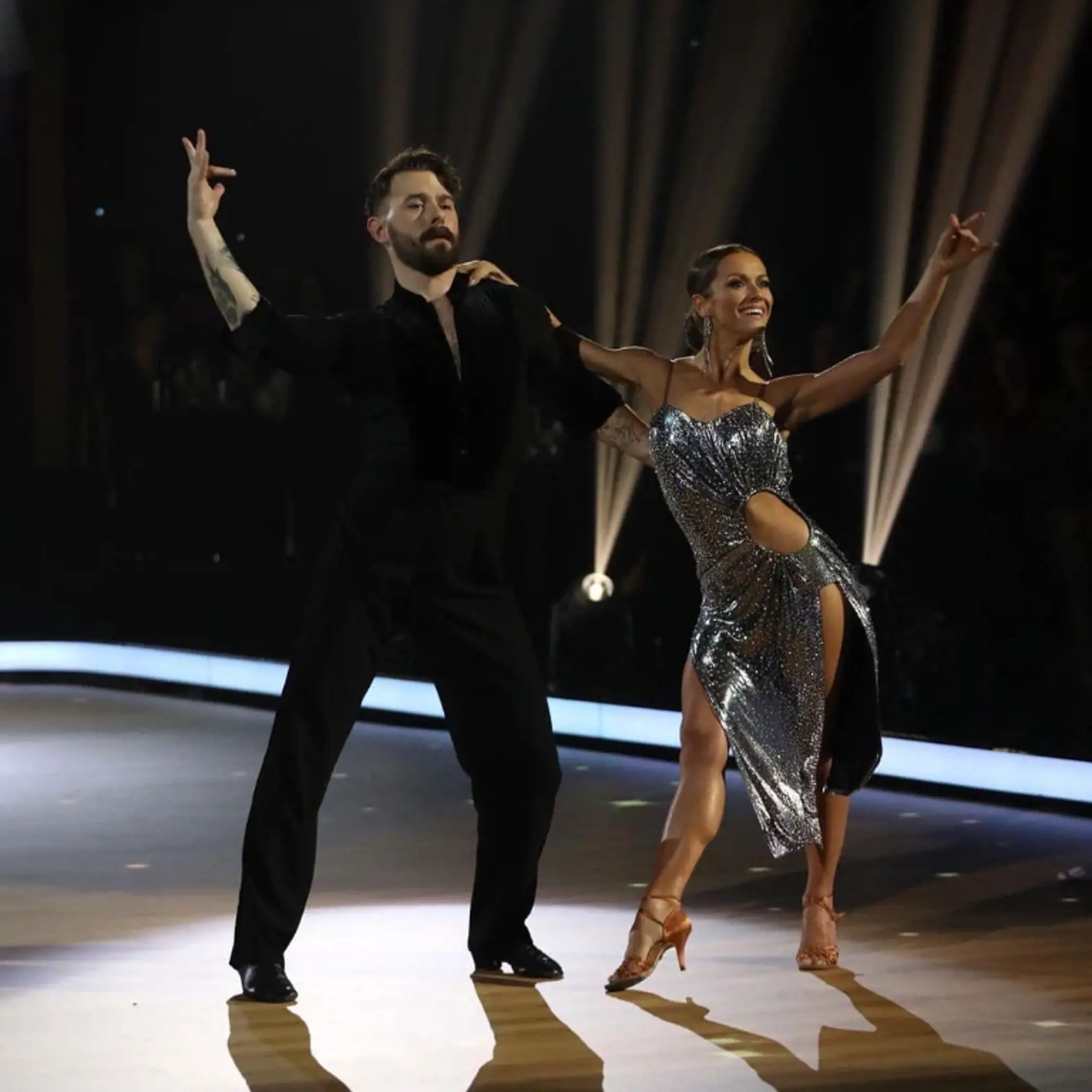 Richard Autner a Dominika Rošková tancovali v 2.kole rumbu.