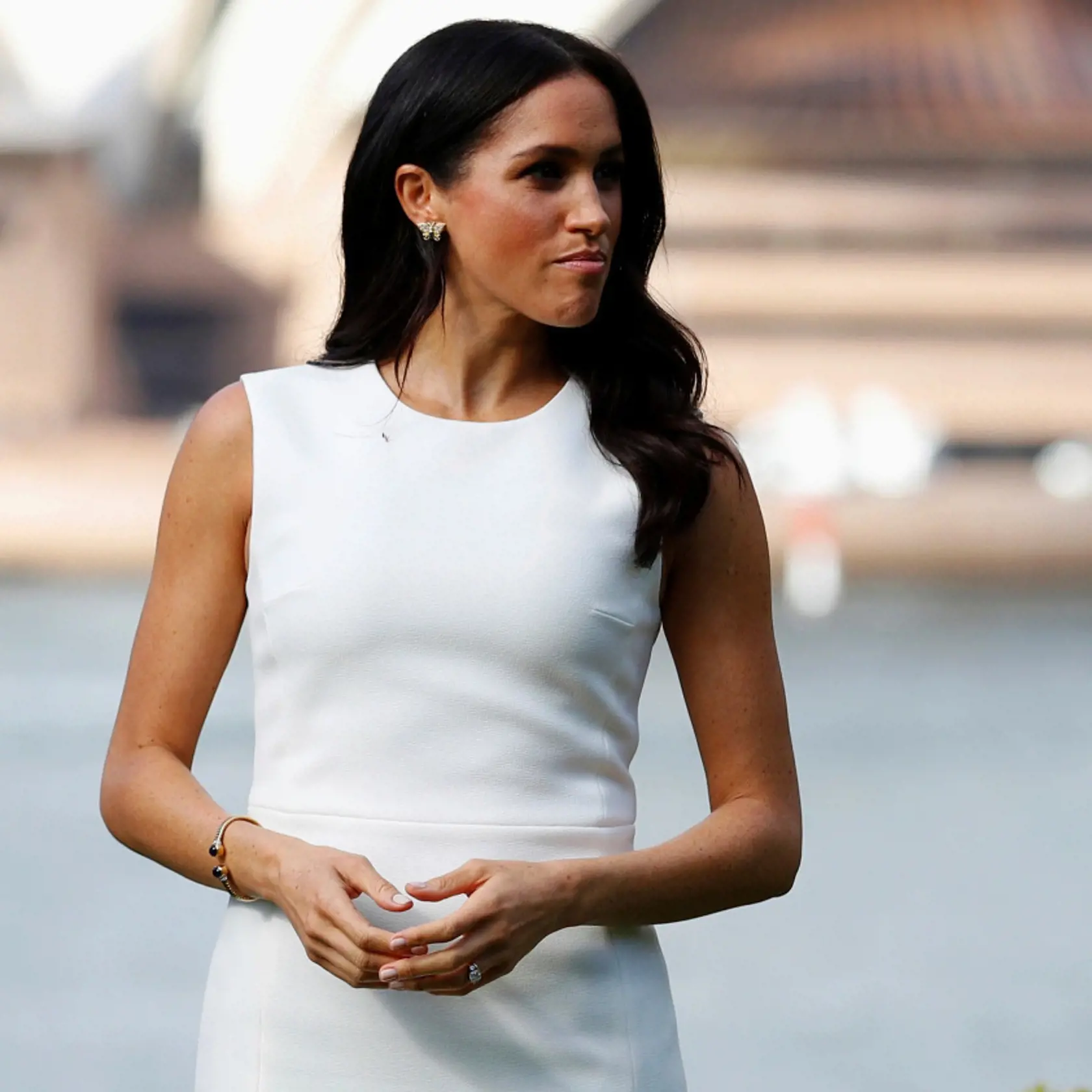 Tieto náušnice Meghan zdedila po Harryho matke Diane.