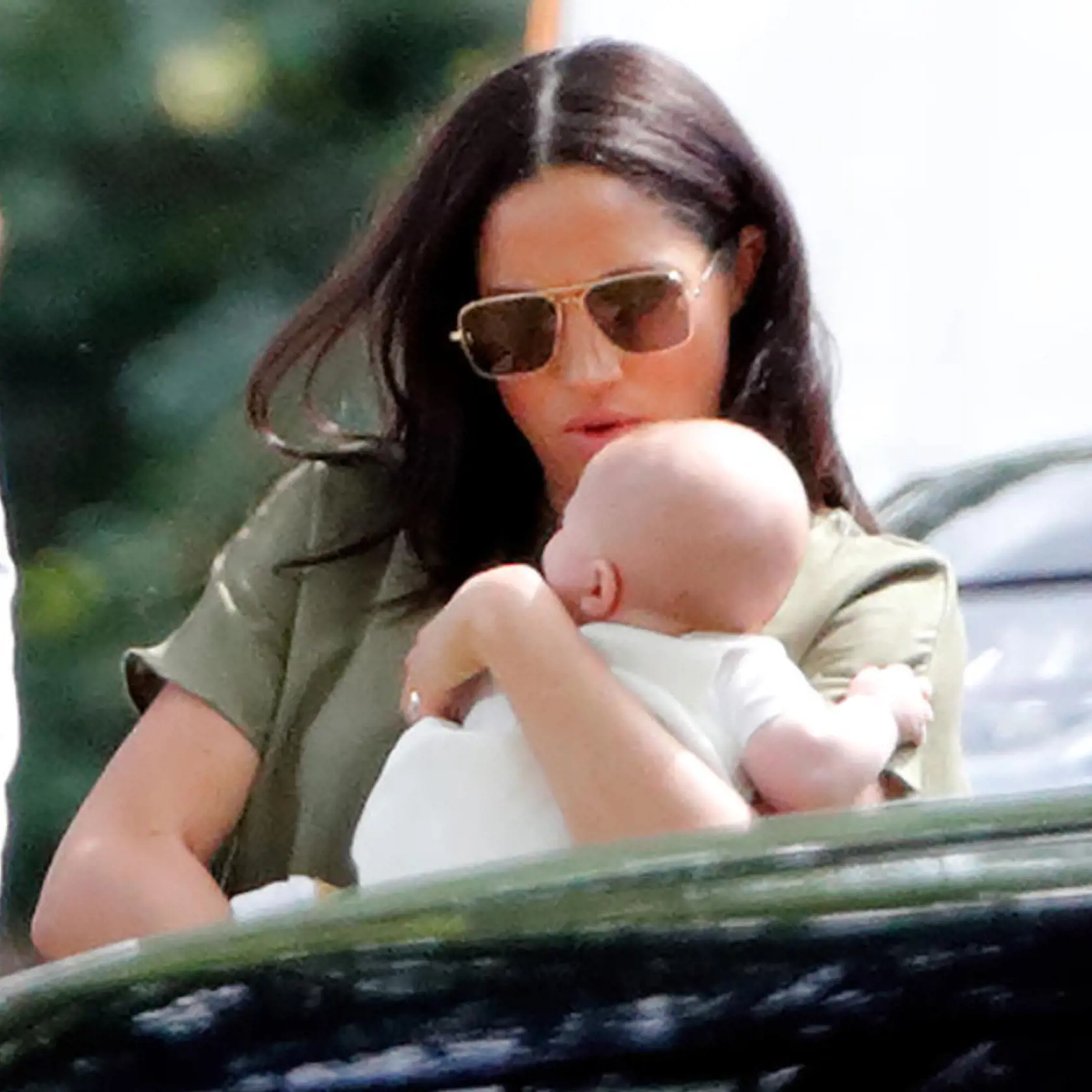 Meghan a malý Archie.