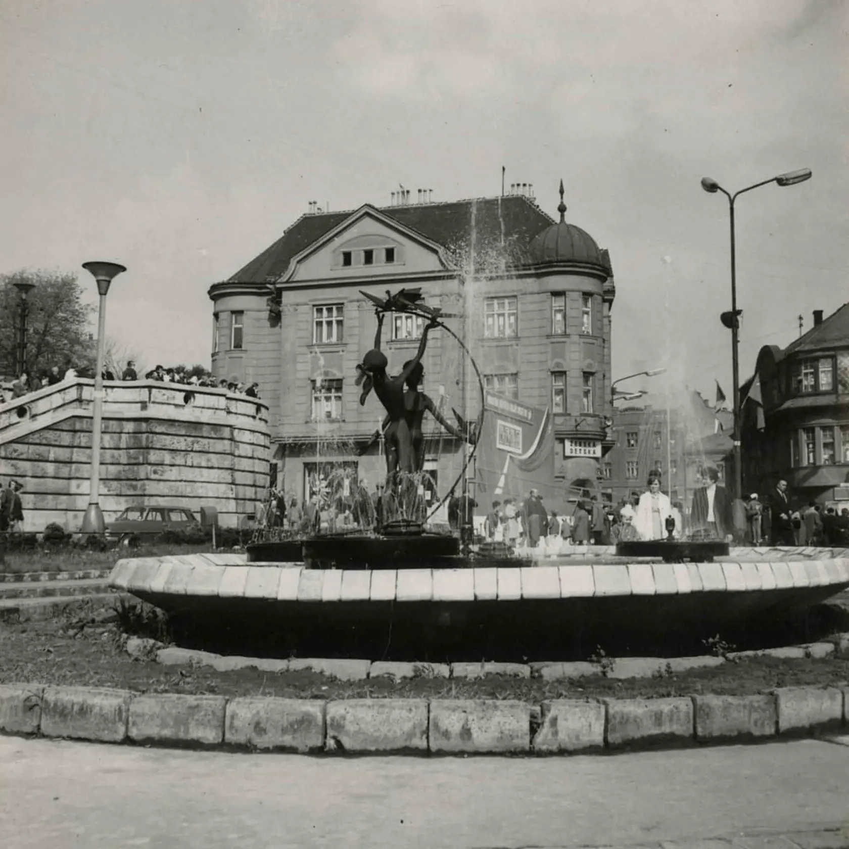 Rok 1970: Fontána, ktorá mala názov Tancujúce panny.