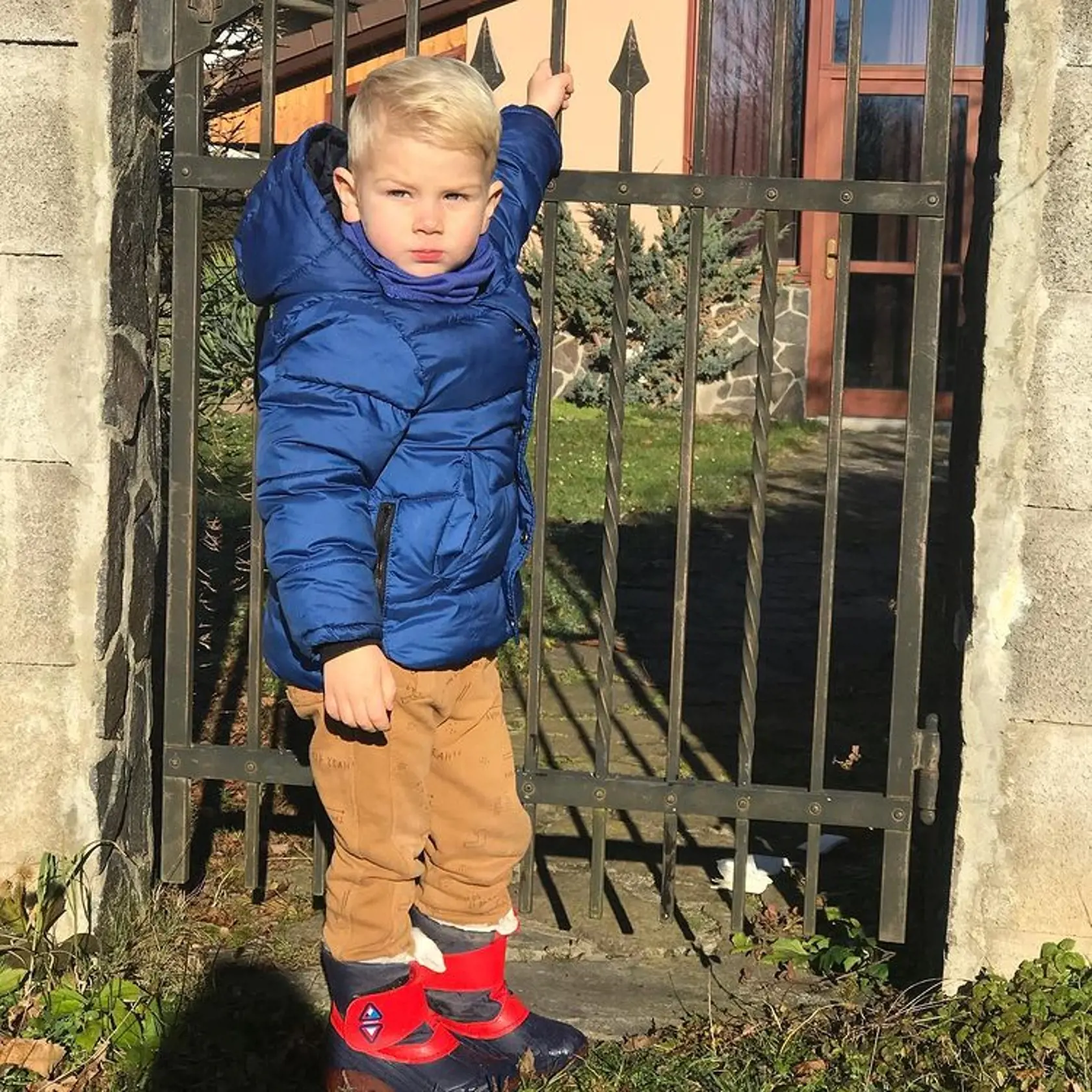 Synček Zlatice Puškárovej Adamko- veď je to celý tatino! Čo naňho hovoríte?