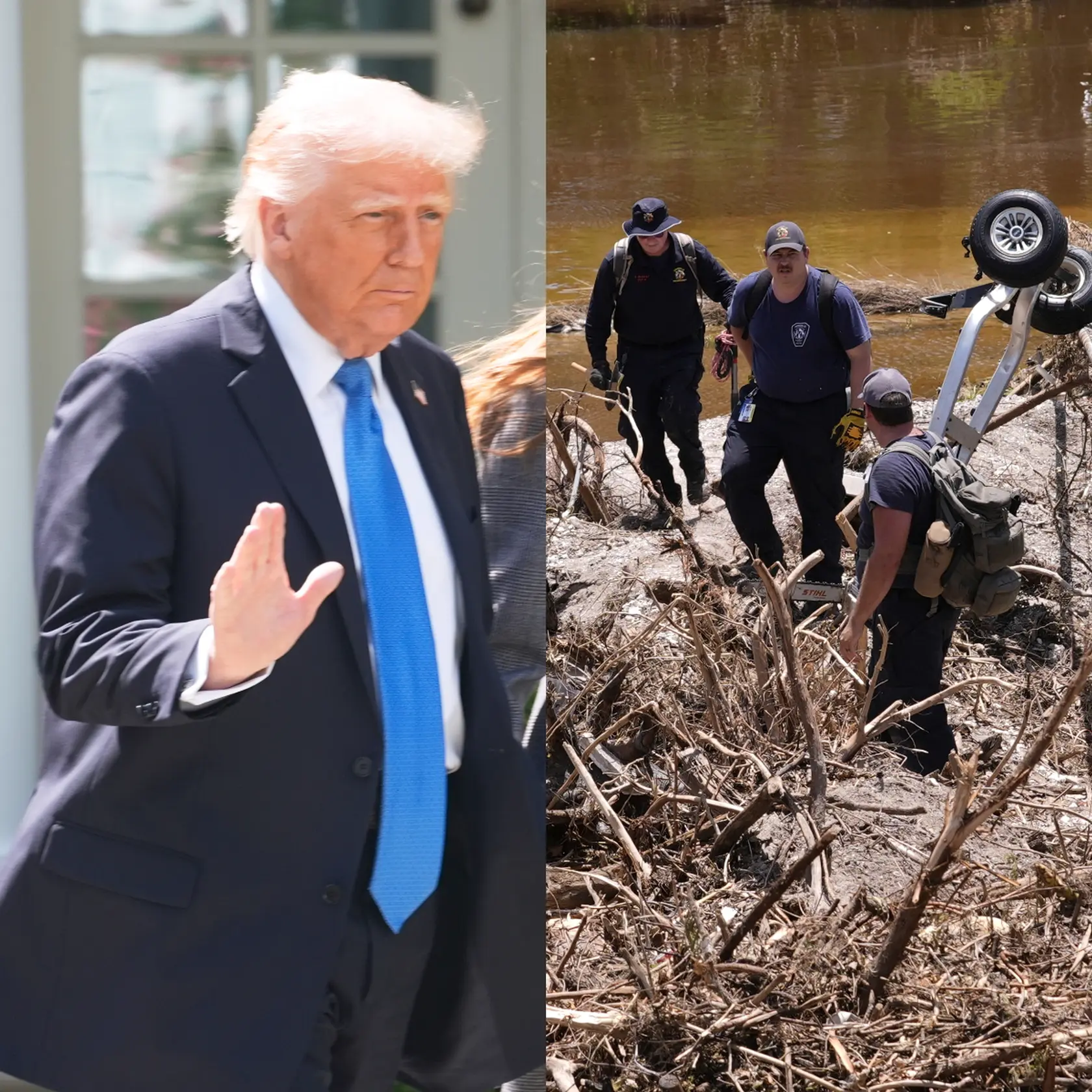 Trump navštívi Texas, kde pri povodniach zahynulo najmenej 120 ľudí.