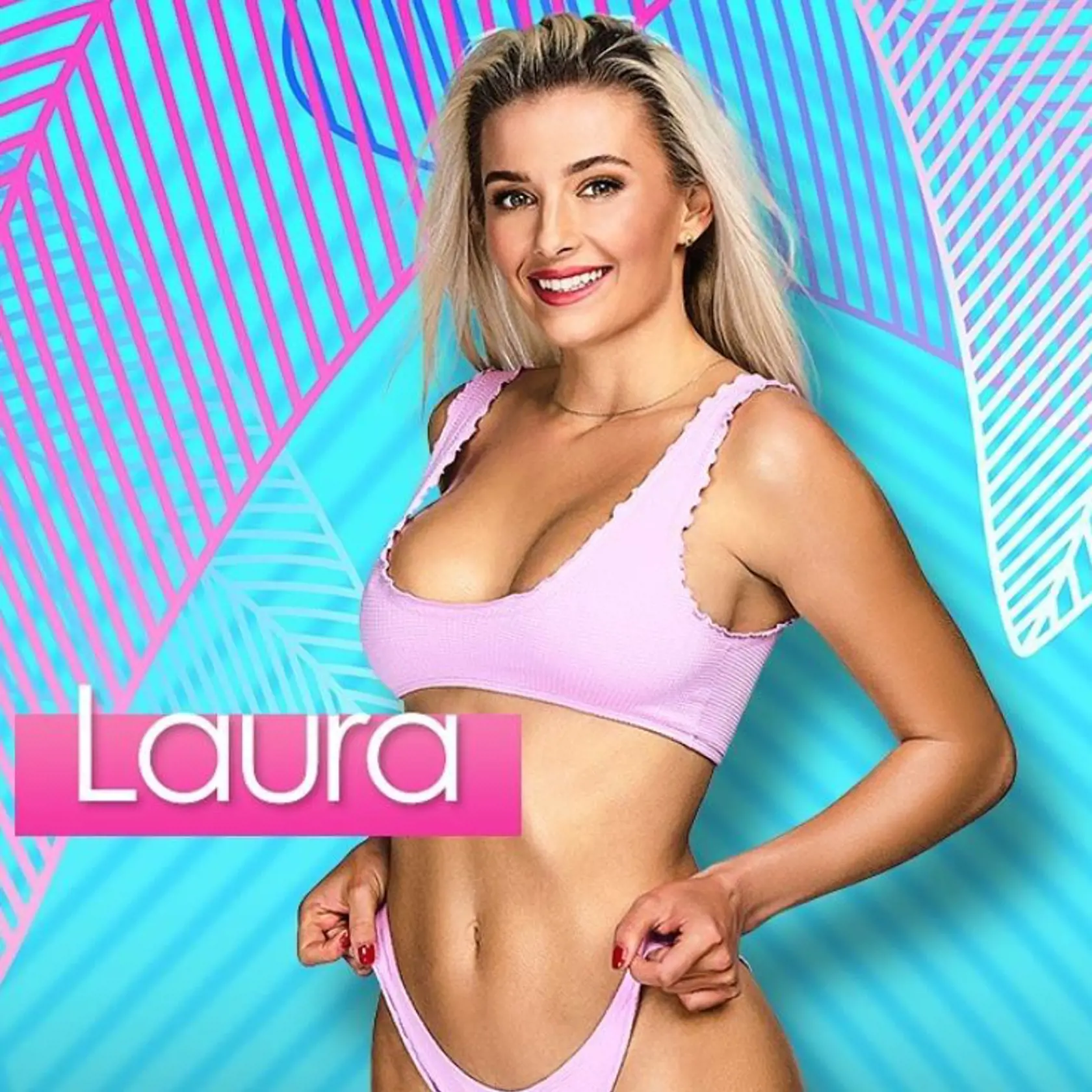 Blondínka Laura.