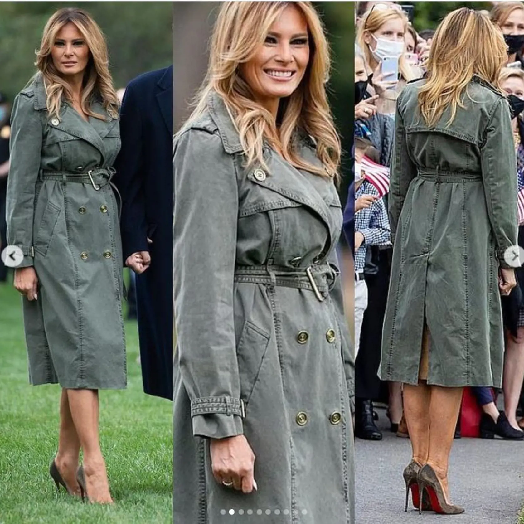Melania tohto roku vytasila kabát značky Melania Trump za 33-tisíc.