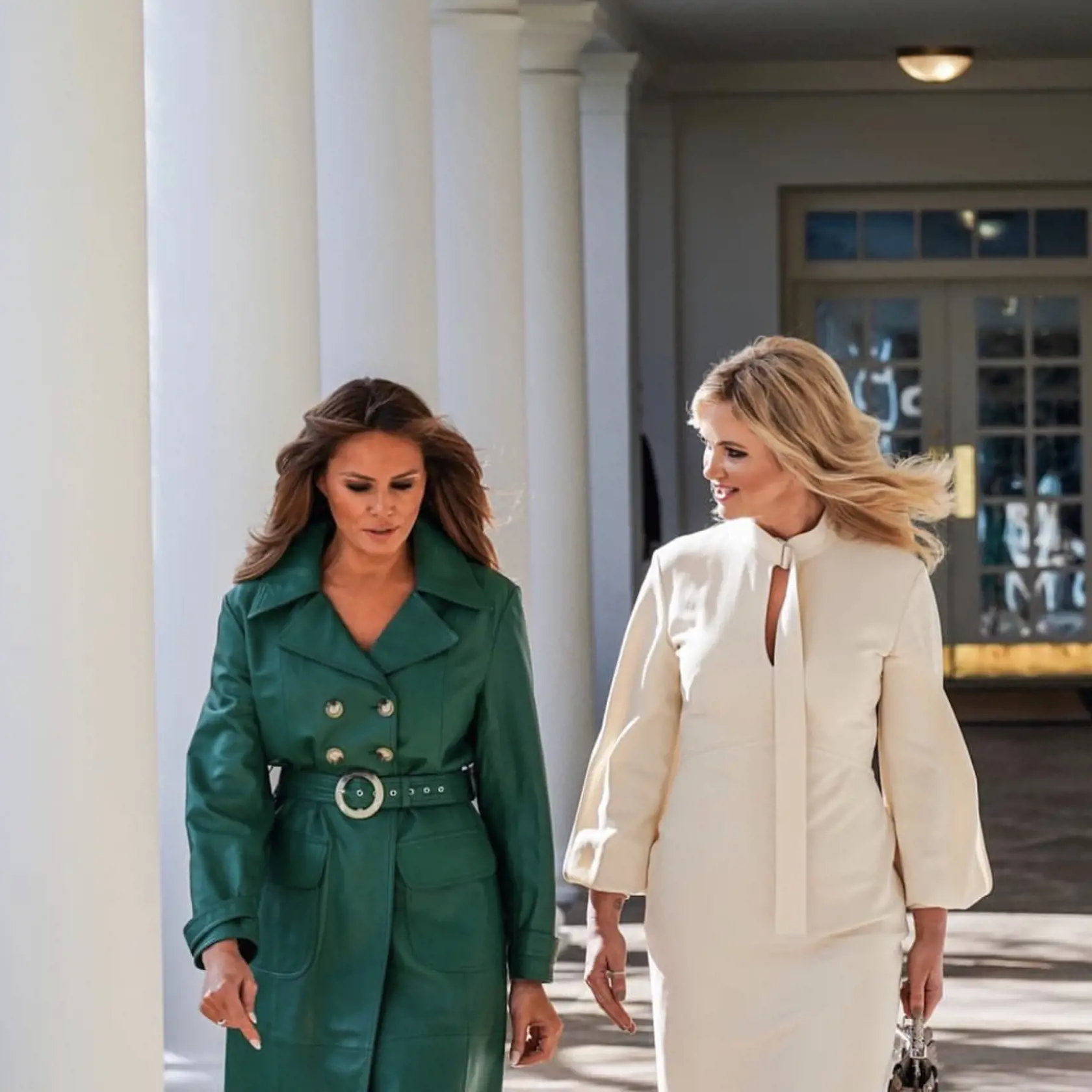 Melania Trump a Monika Babišová.