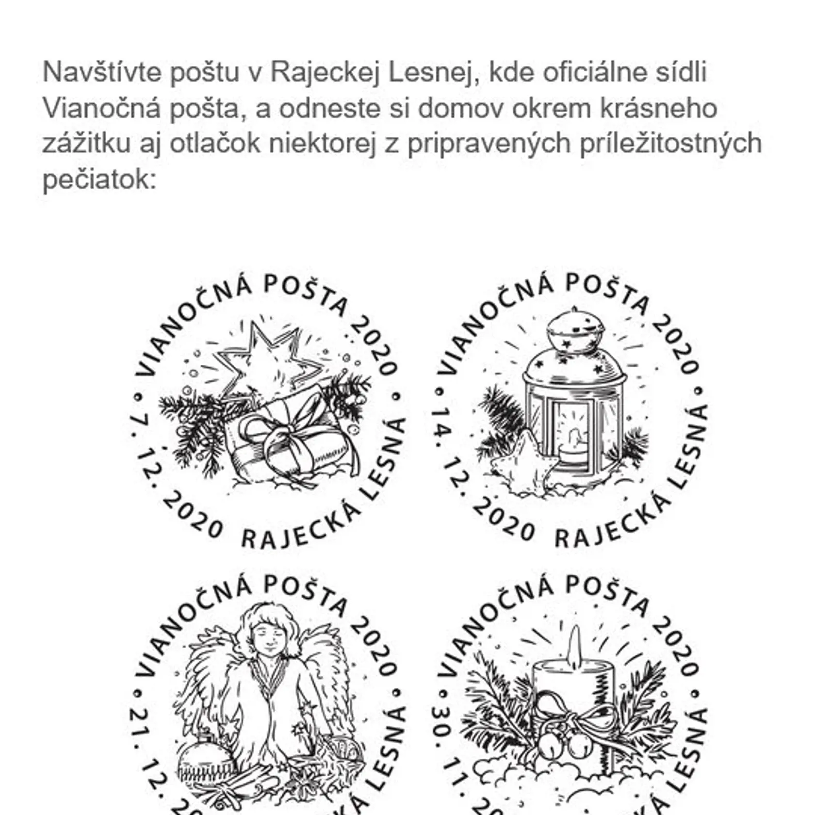 Poslať Ježiškovi pohľadnicu môžete aj  z pohodlia domova. Stačí si na www.mojapohladnica.sk zvoliť pohľadnicu zo šablónou Pošta Ježiškovi, napísať správu a zadať objednávku.