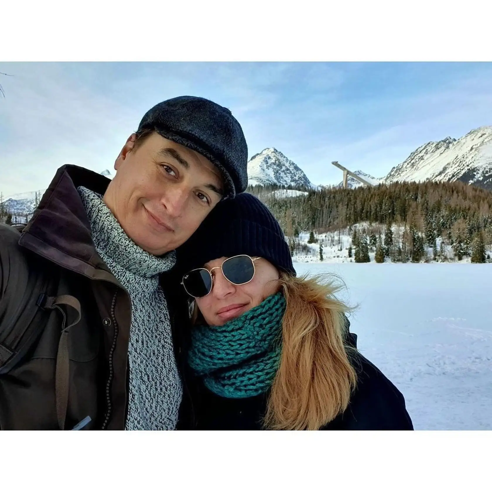 Prezidentka oddychuje s partnerom Jurajom Rizmanom v Tatrách.