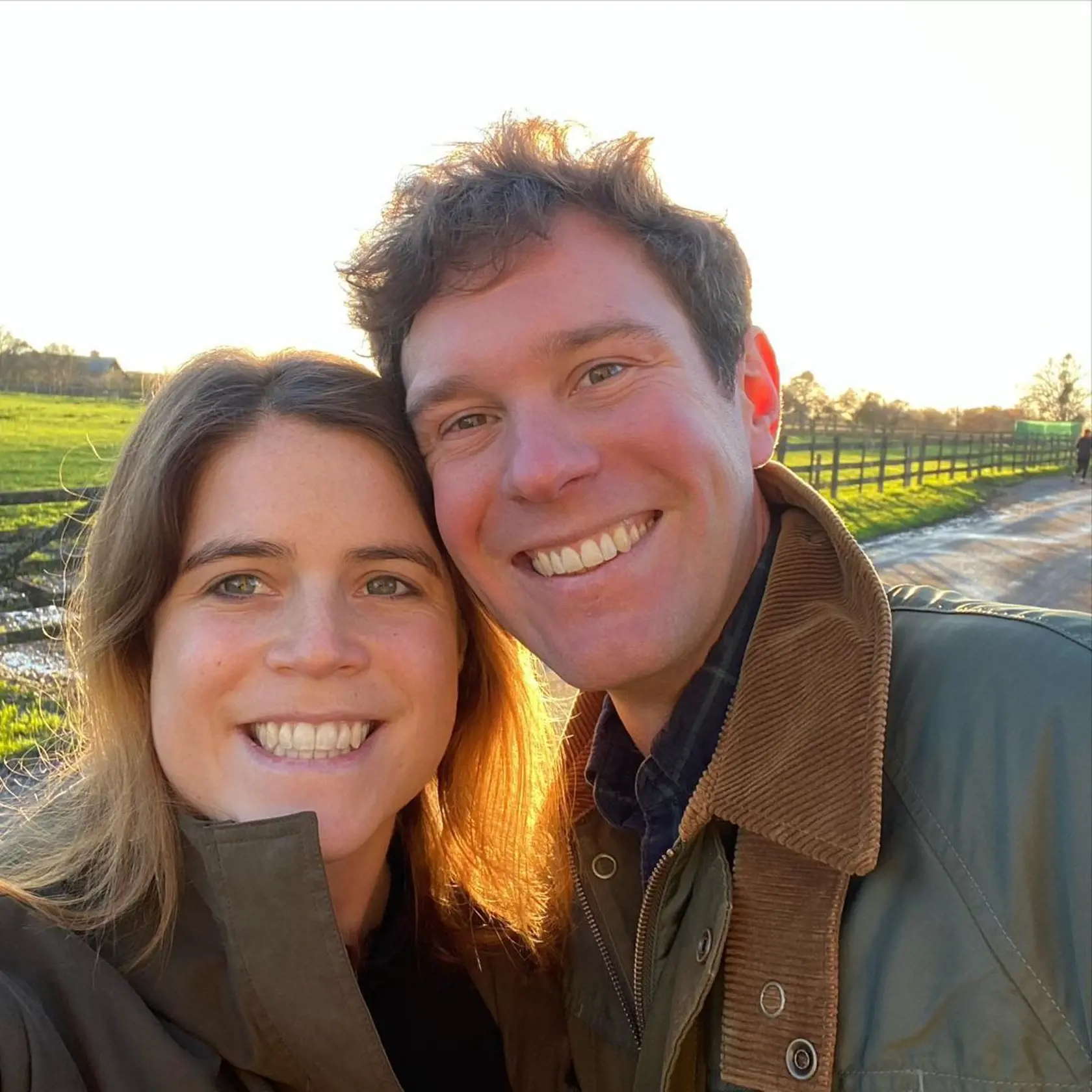 Princezná Eugenie s manželom, Jackom Brooksbankom.