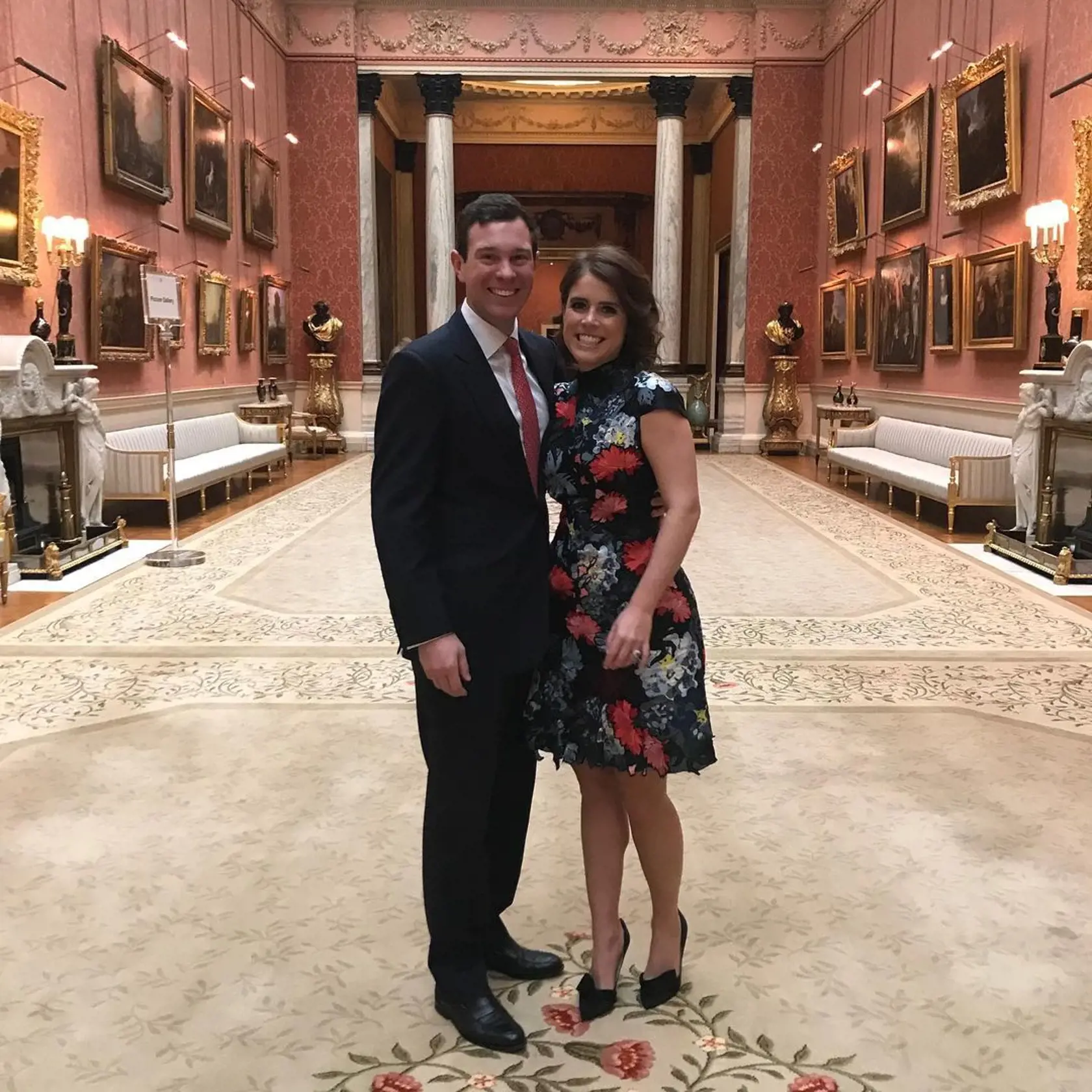 Princezná Eugenie s manželom, Jackom Brooksbankom.