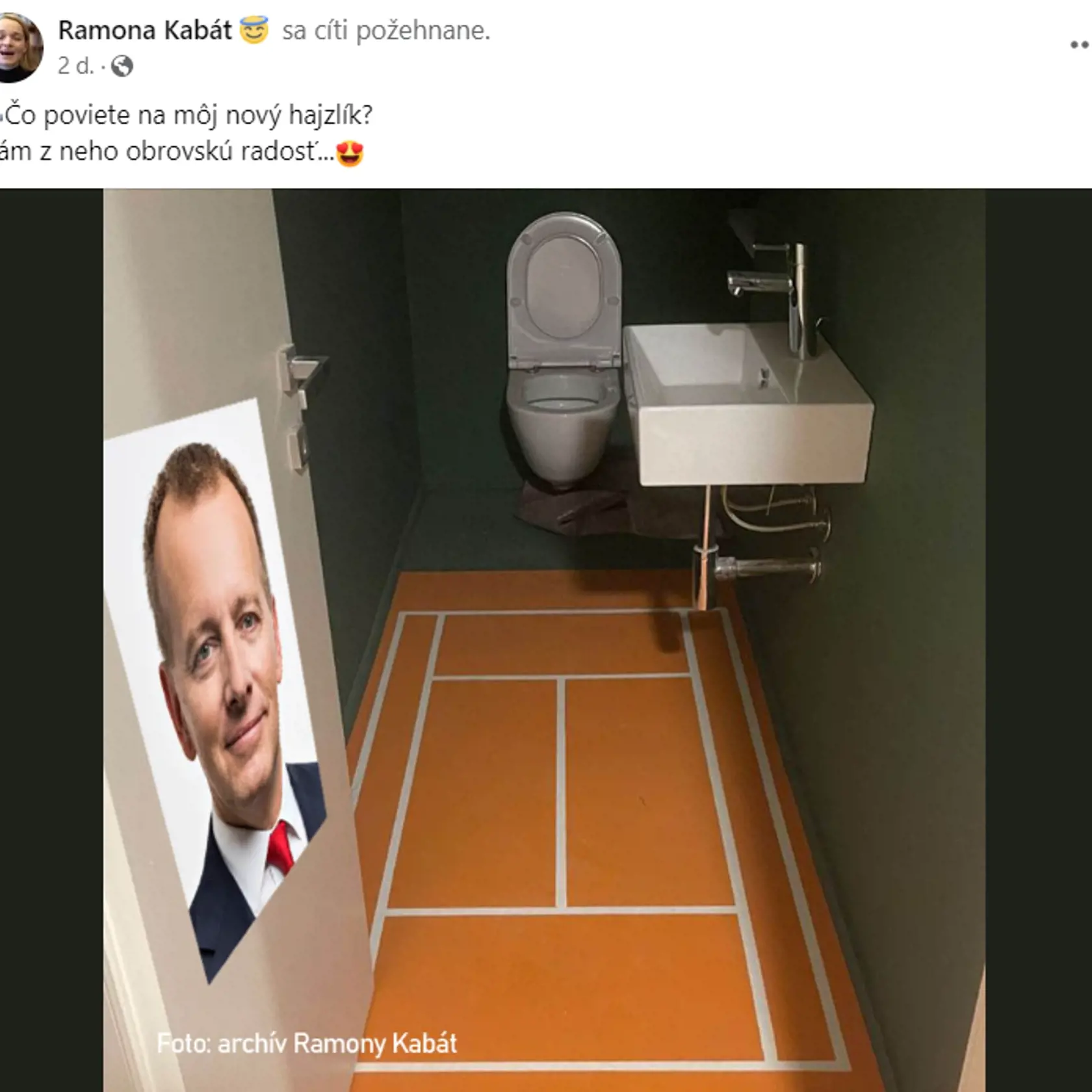 Poslankyňa Sme rodiny Romana Tabák (31) je od začiatku svojej politickej kariéry magnetom na trapasy či škandály. Extenistka sa aktuálne stala terčom vtipom na novej satirickej stránke RAMONA KABÁT, ktorá sa objavila na sociálnej sieti.