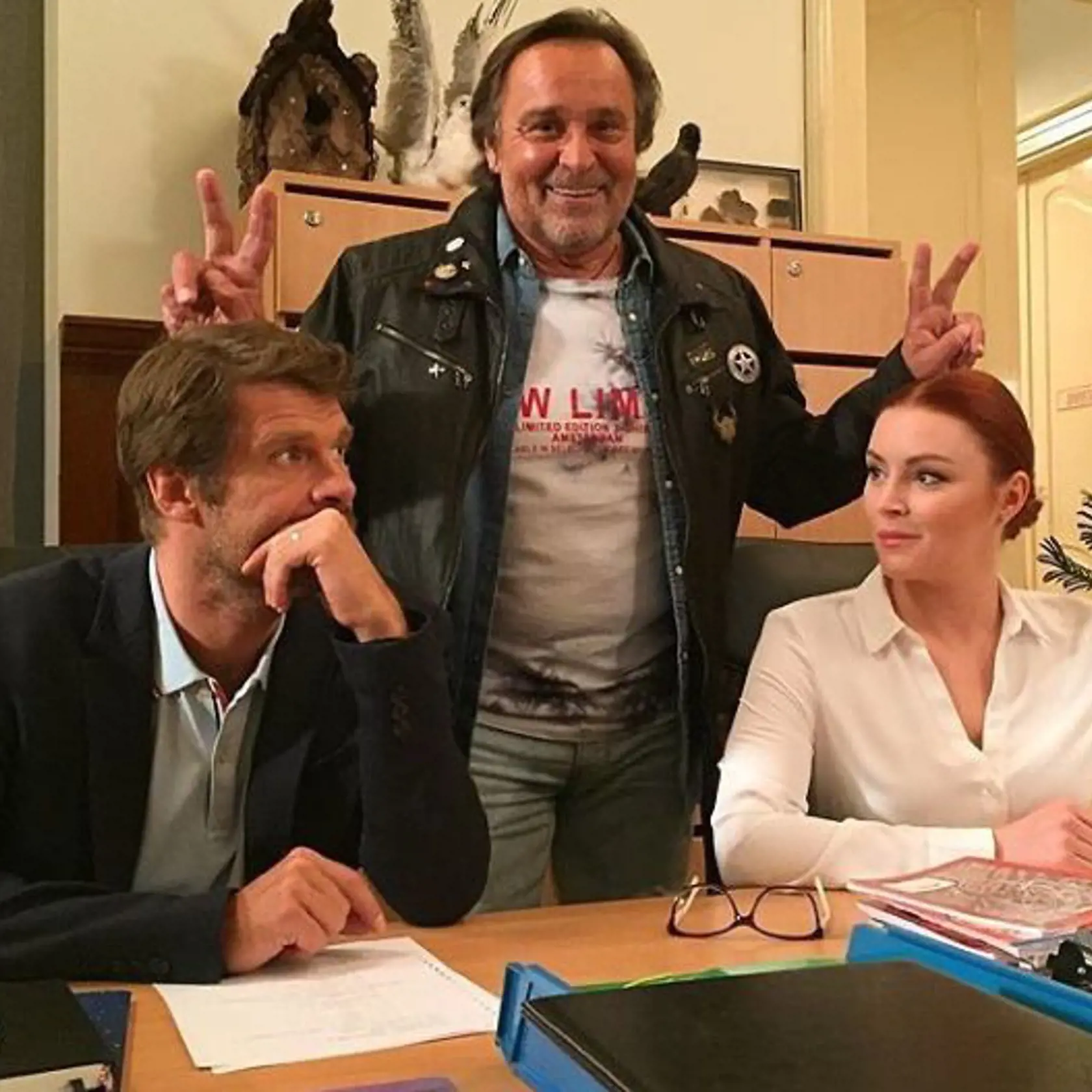 Milo Kráľ, Jozef Vajda a Barbora Švidraňová v seriáli Nový život.