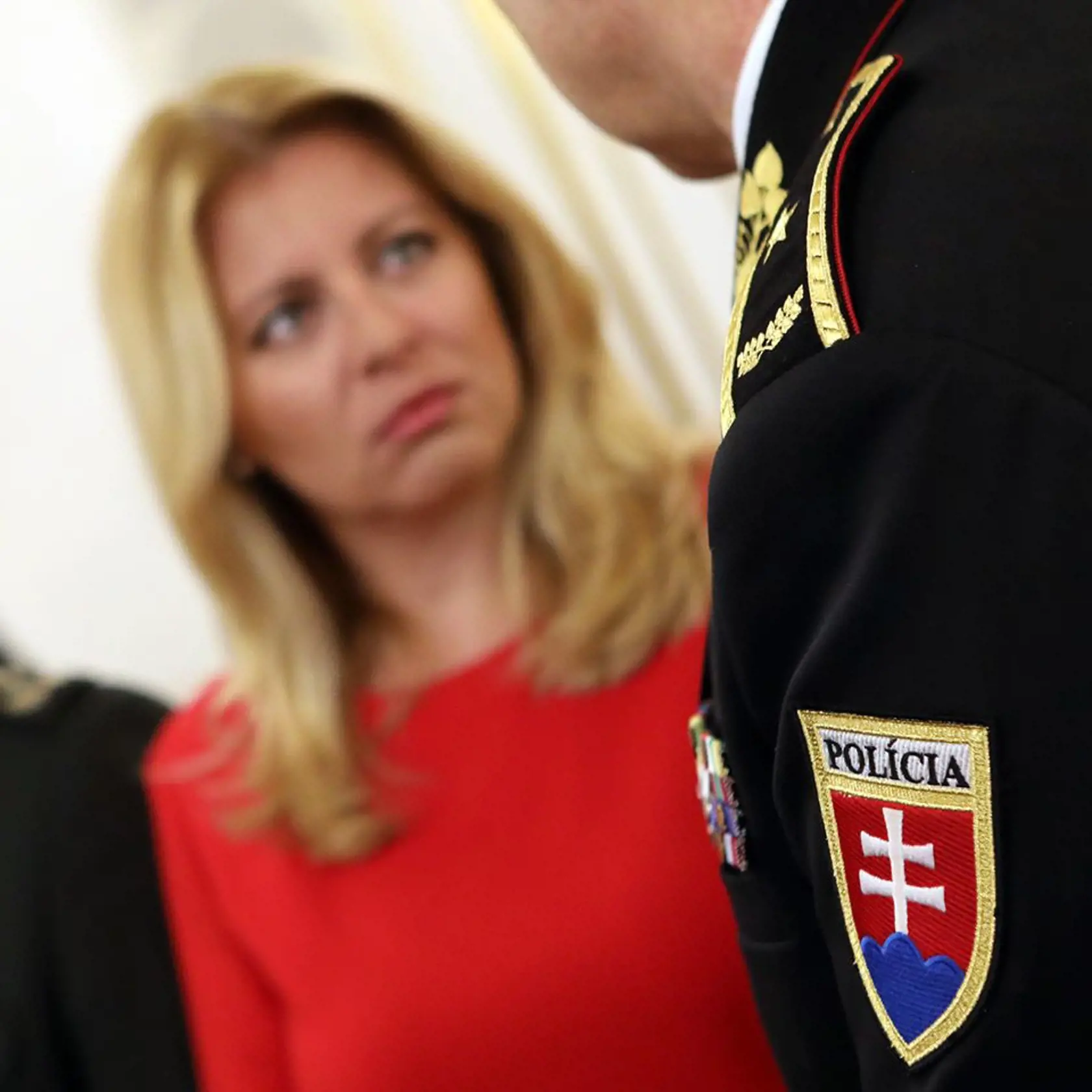 Prezidentka Zuzana Čaputová privítala príslušníkov policajného a hasičského zboru.