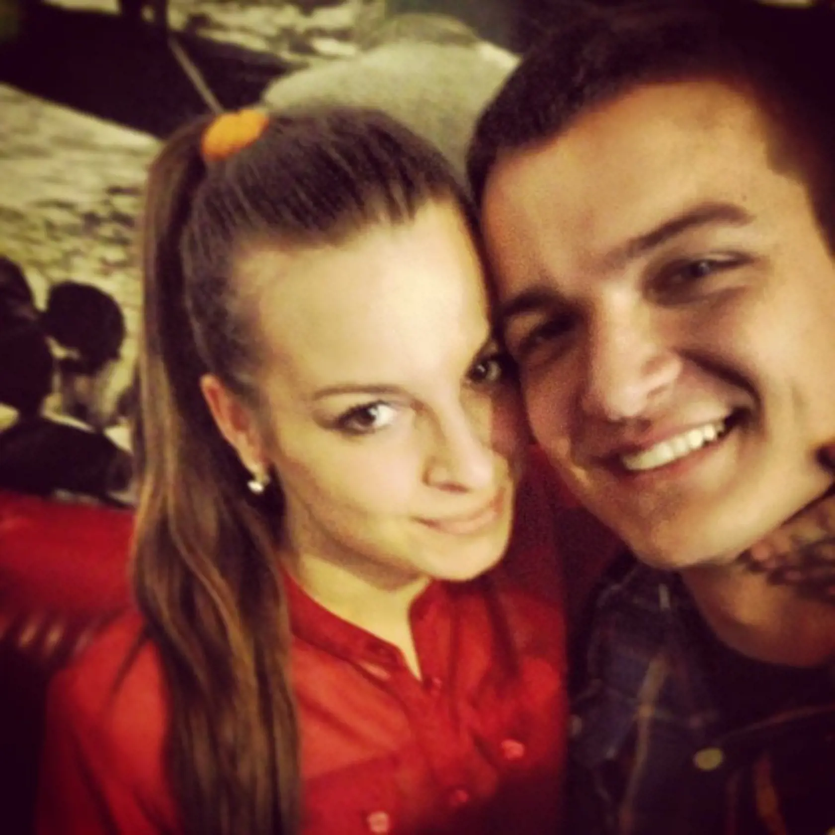 Viktor Vincze so svojou ex Evou Cisíkovou.