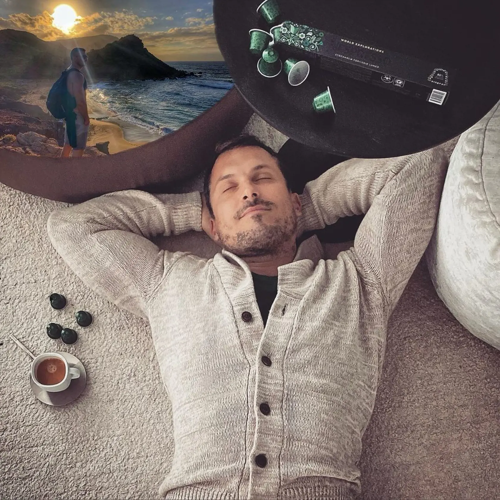 Vo svojom byte uprednostňuje studené tóny.