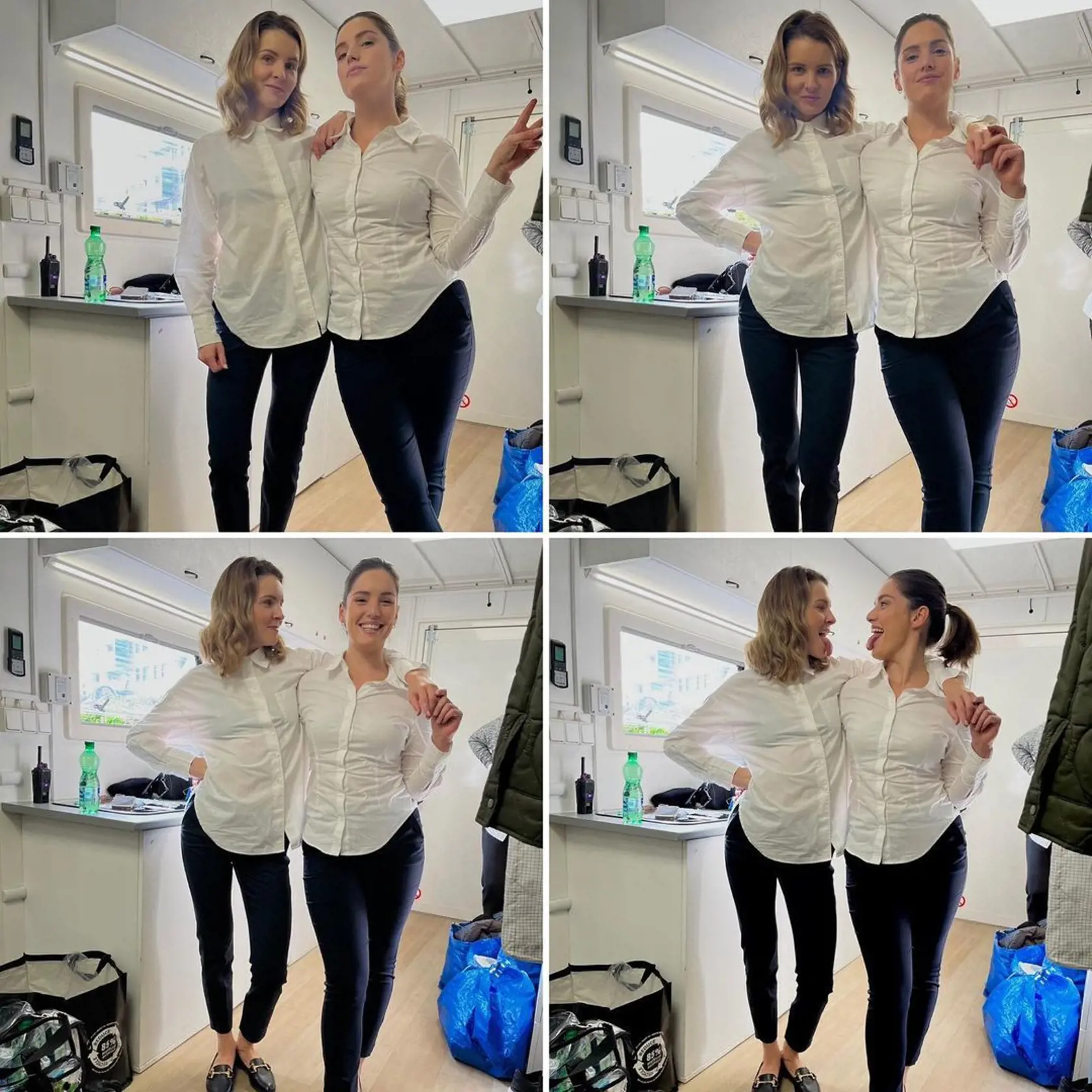 Monika Horváthová s hereckou kolegyňou Sarah Arató z Klamstva