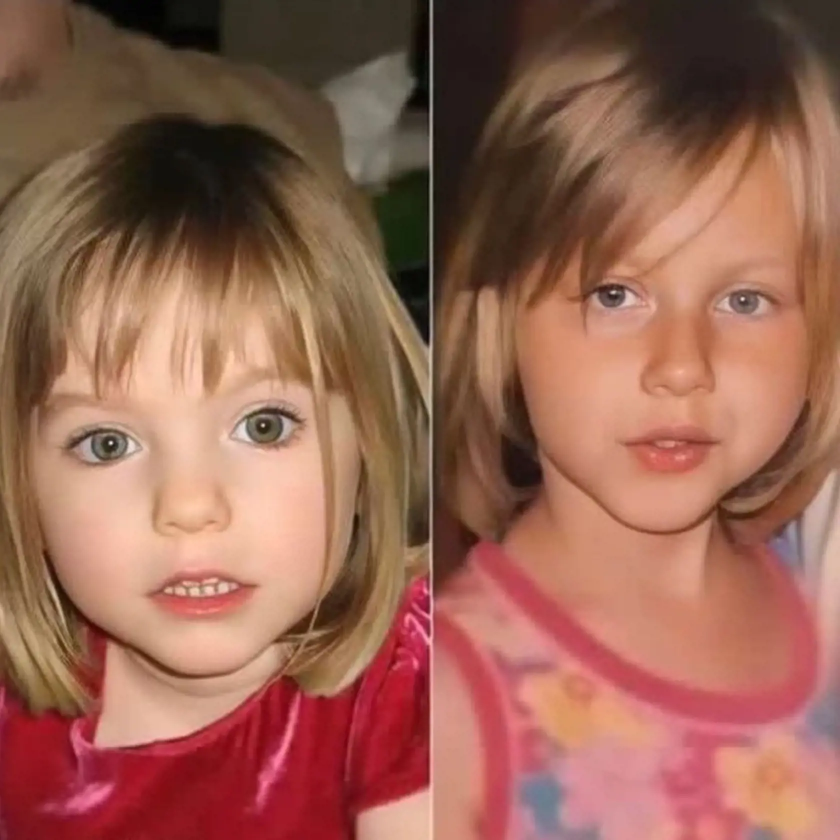 Napriek tomu, že je mladá žena o dva roky staršia, než by dnes bola Maddie, domnieva sa, že jej vek môže byť chybný. Jej hlavnými dôkazmi je peha na nohe a charakteristická škvrna na oku. ktorú Maddie mala.