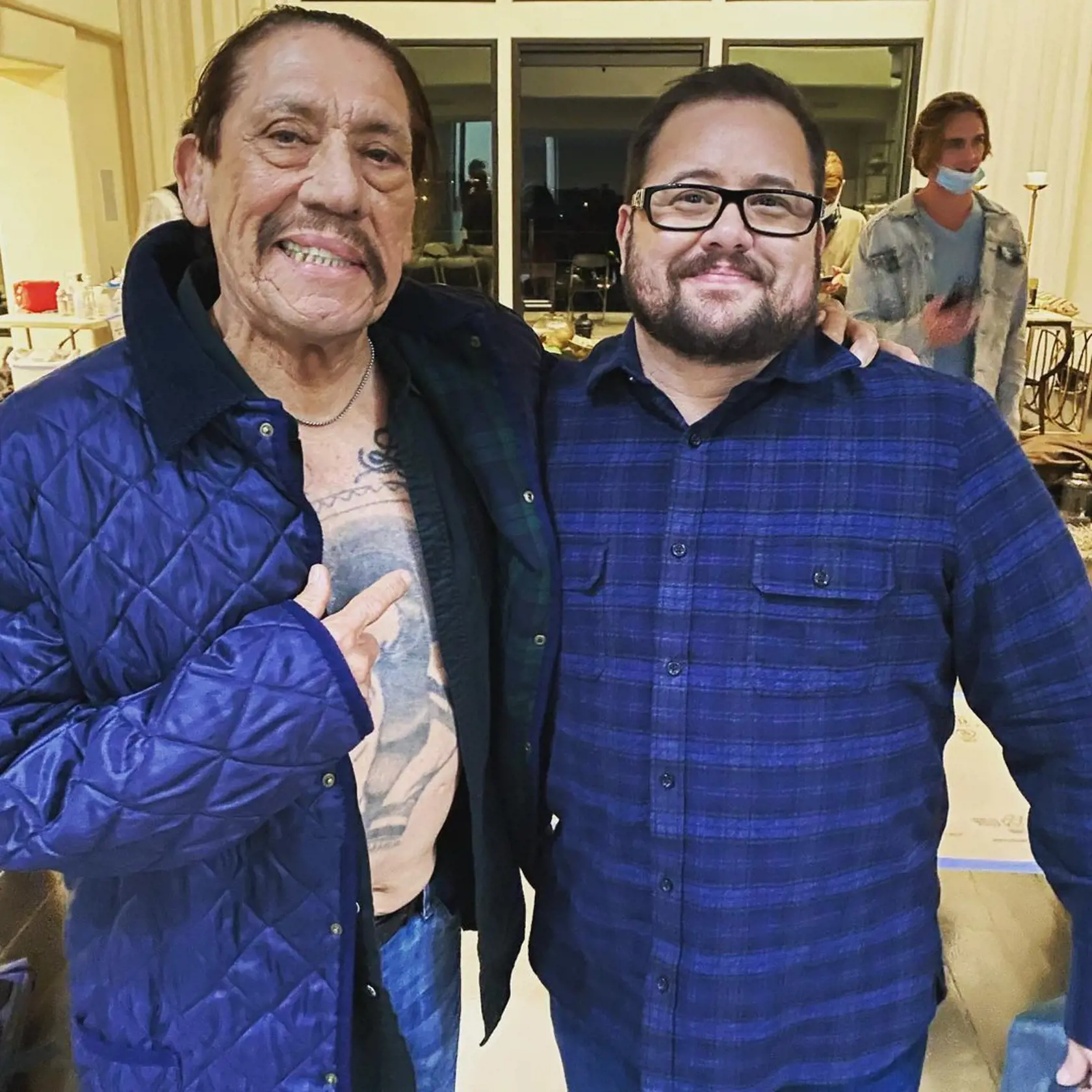 Danny Trejo a Chaz Bono.