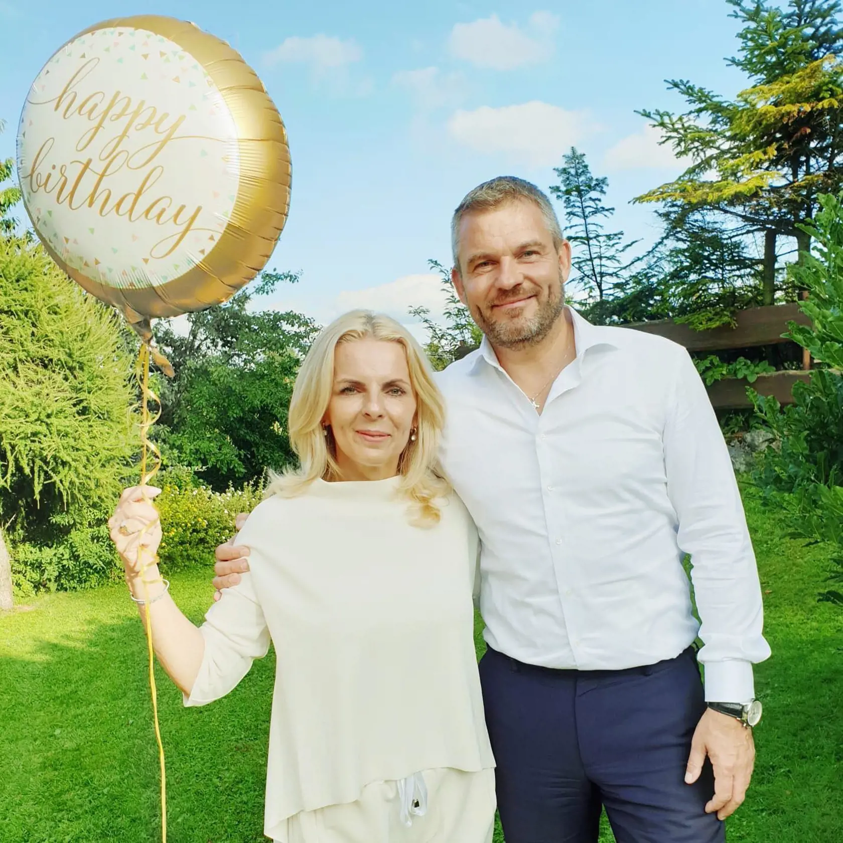 Peter Pellegrini a jeho sesta Eva.