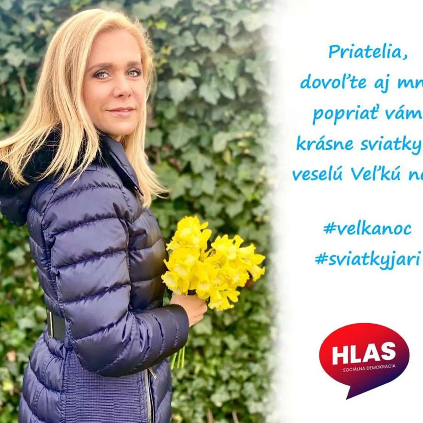 Exministerka vnútra Denisa Saková popriala svojim fanúšikom na sociálnej sieti krásne sviatky.