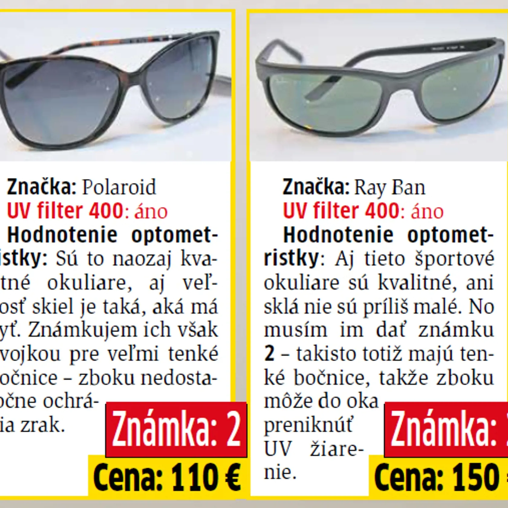 Okuliare  preverila odborníčka Katarína Bašnáková.
