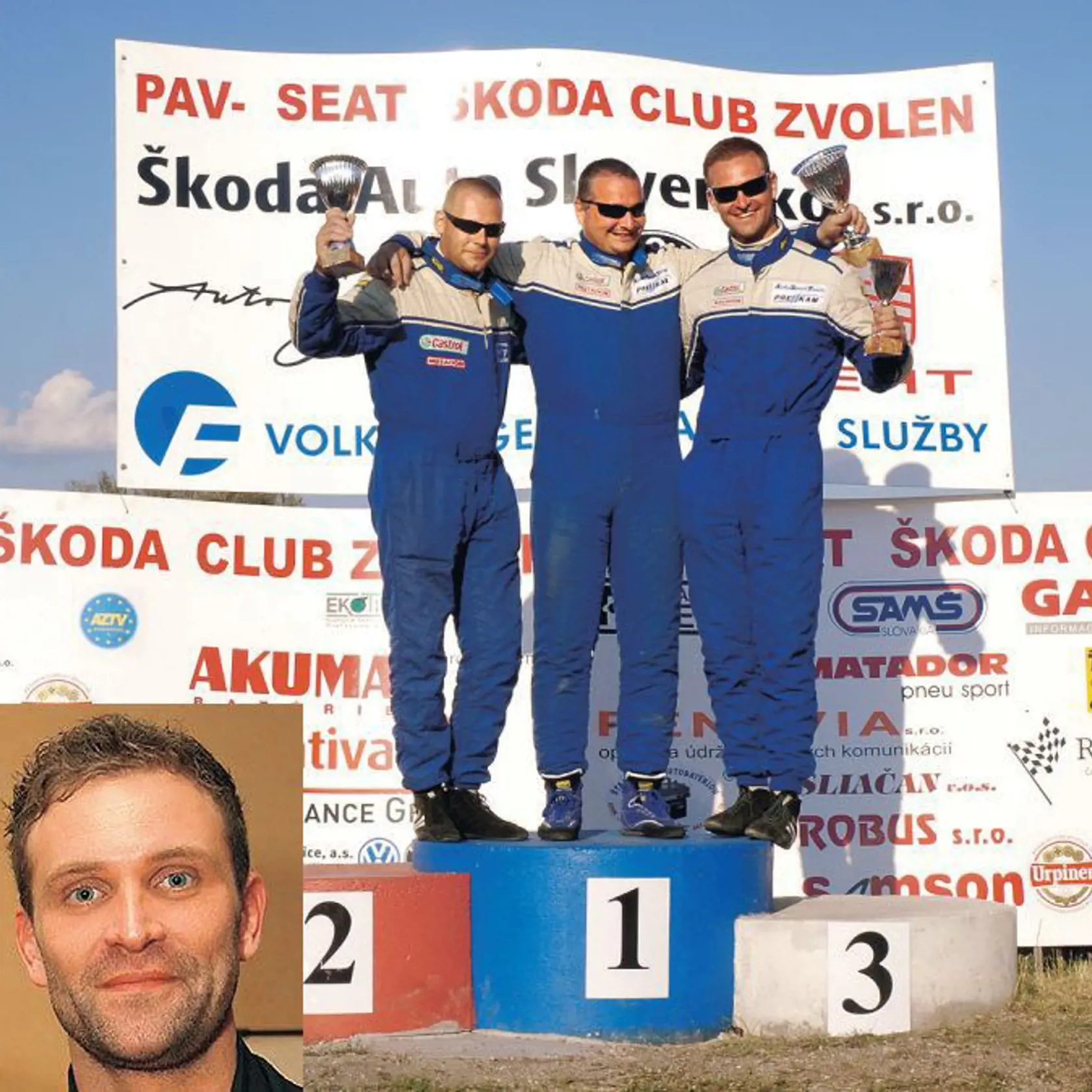 Na stupni víťazov. TOMÁŠ MAŠTALÍR žal úspechy aj v období, keď pretekal na autách.