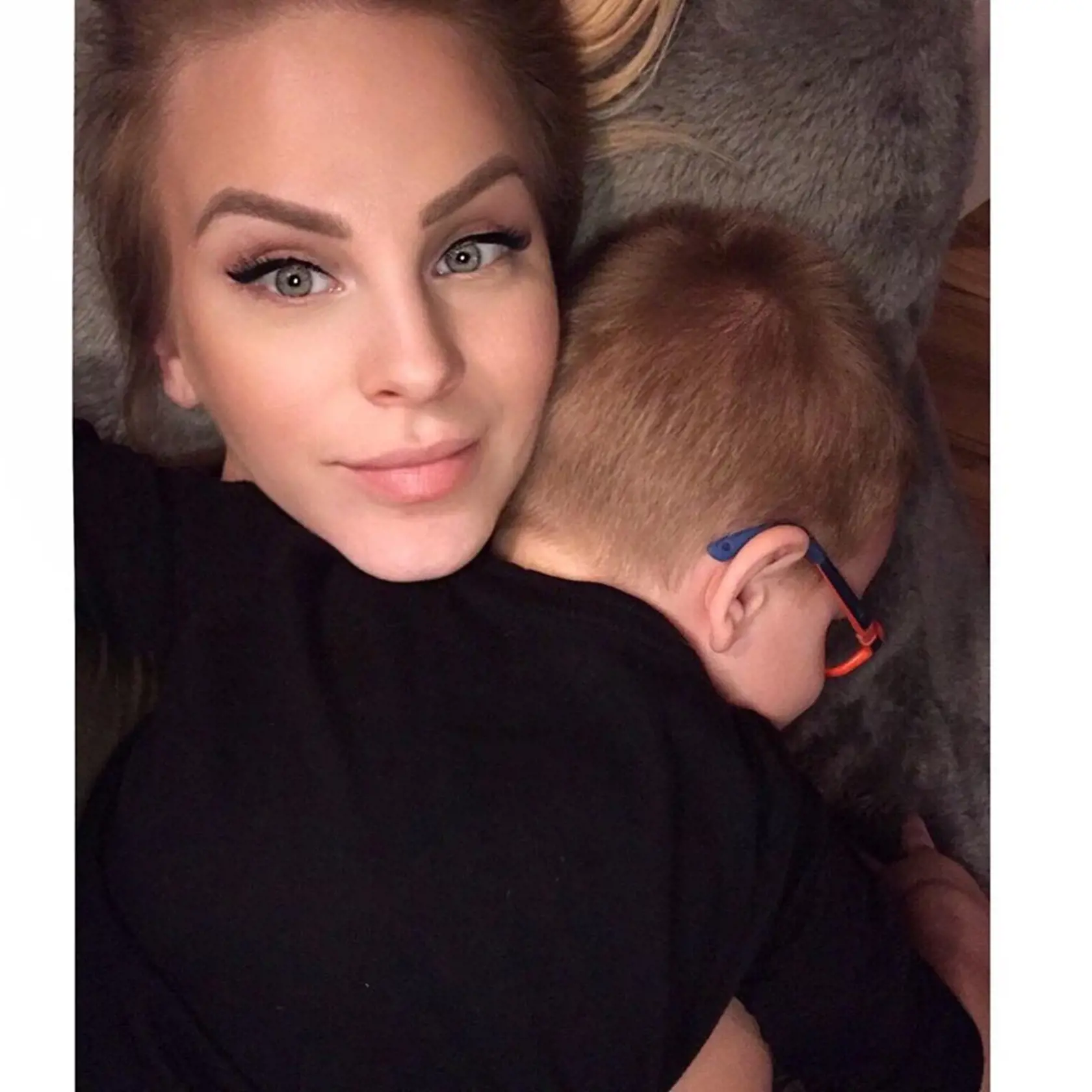 Barbora s trojročným synčekom Alexandrom Jánom