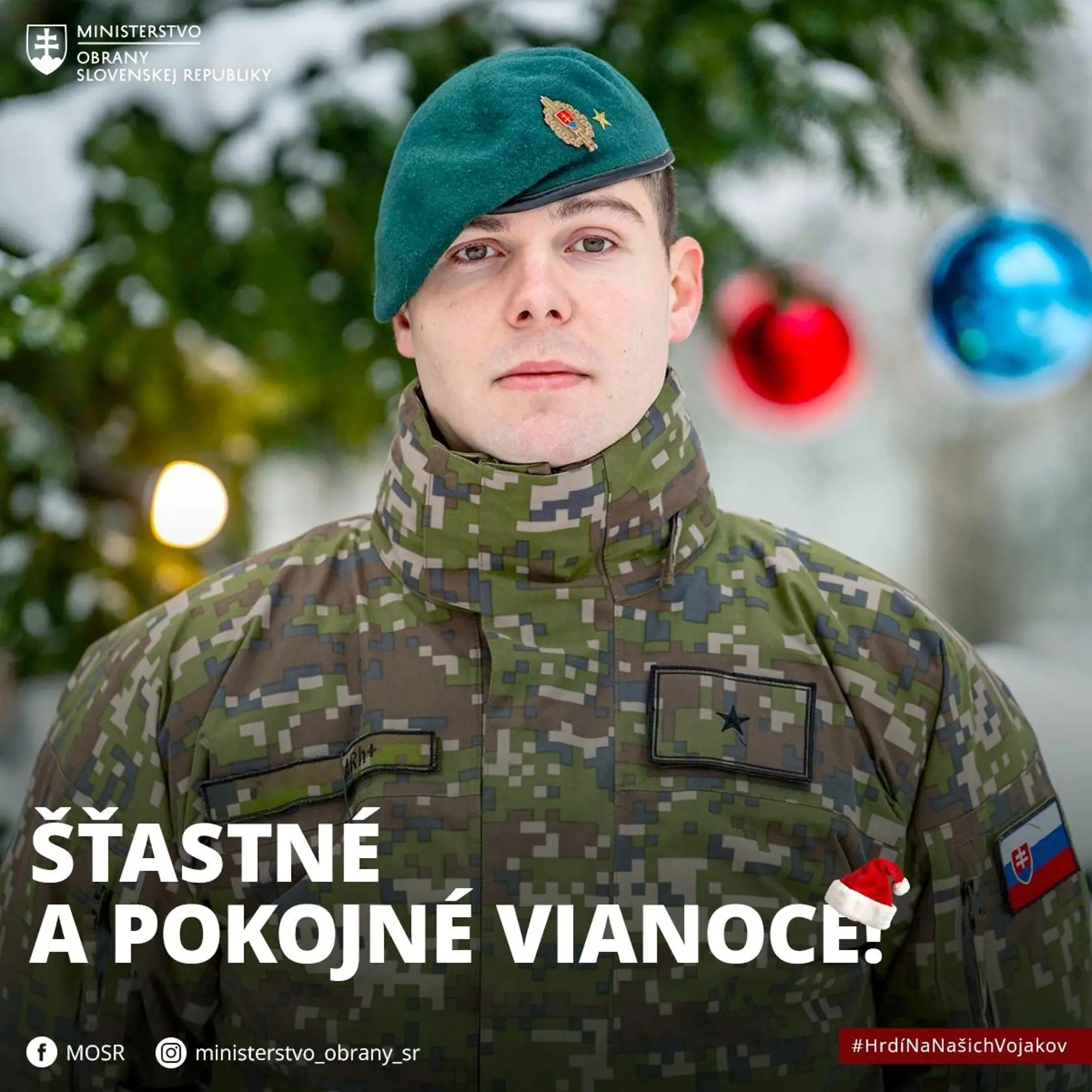 Ministerstvo obrany sa aj takto pripomenie verejnosti počas sviatočných dní.