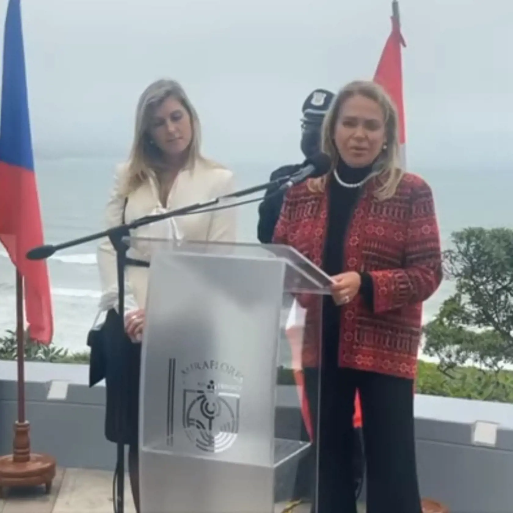 Dagmar Havlová sa pri inaugurácii prihovorila prítomným.