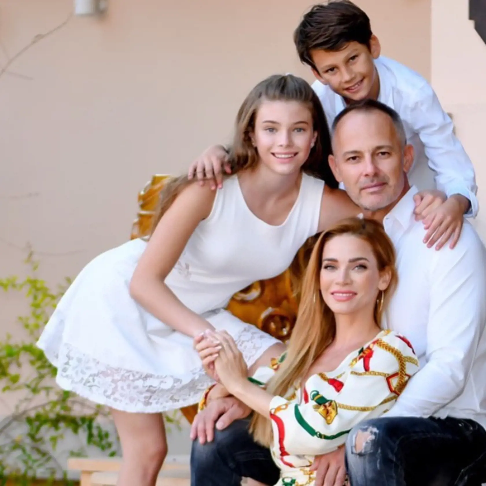 Šťastná a krásna rodinka: Manžel Daniel, dcéra Vanessa a syn Daniel.