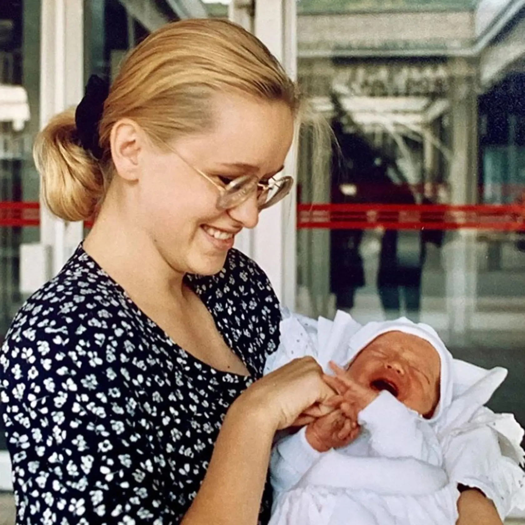 Michaela Čobejová s dcérou.