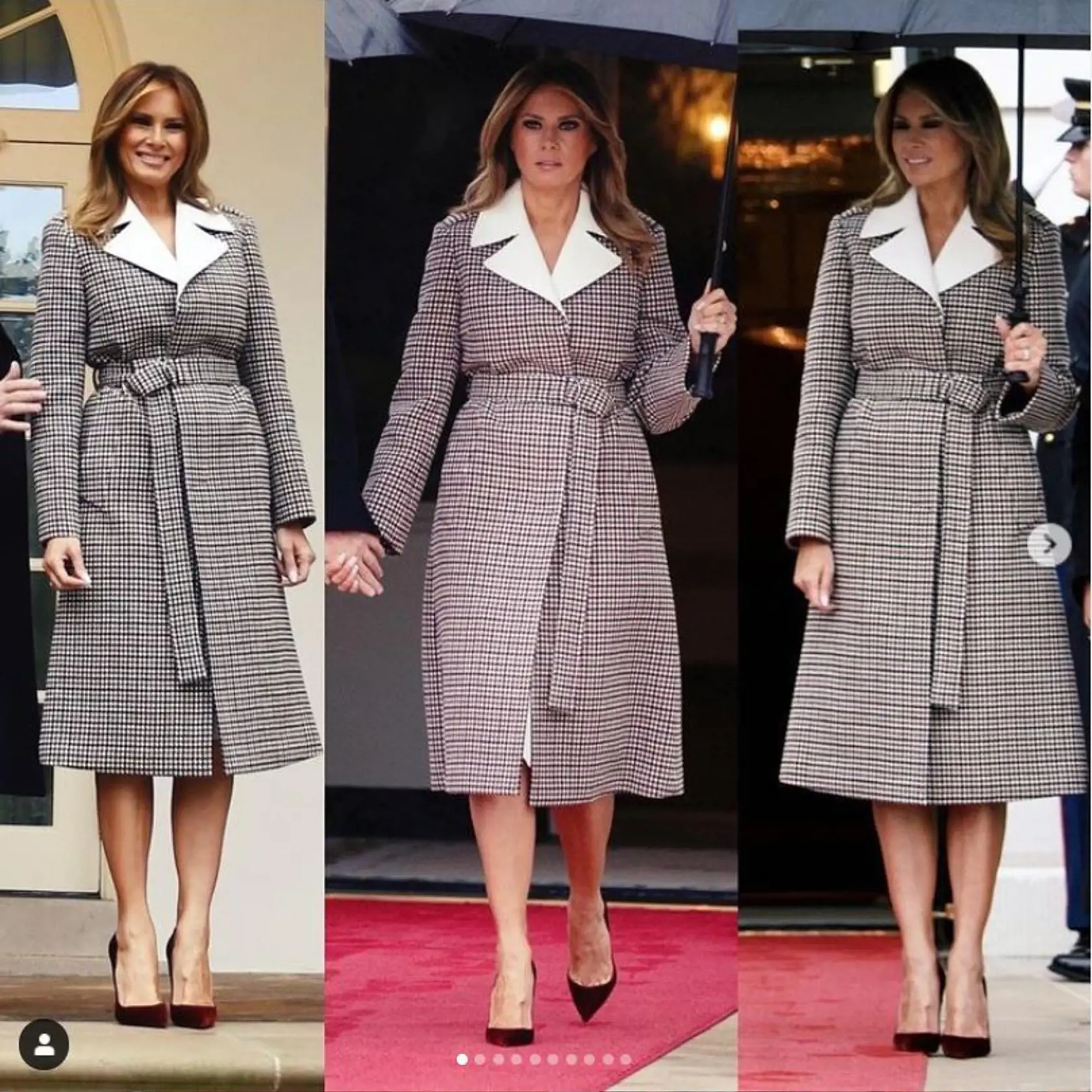 Melania Trump je kráľovná zimných kabátov.