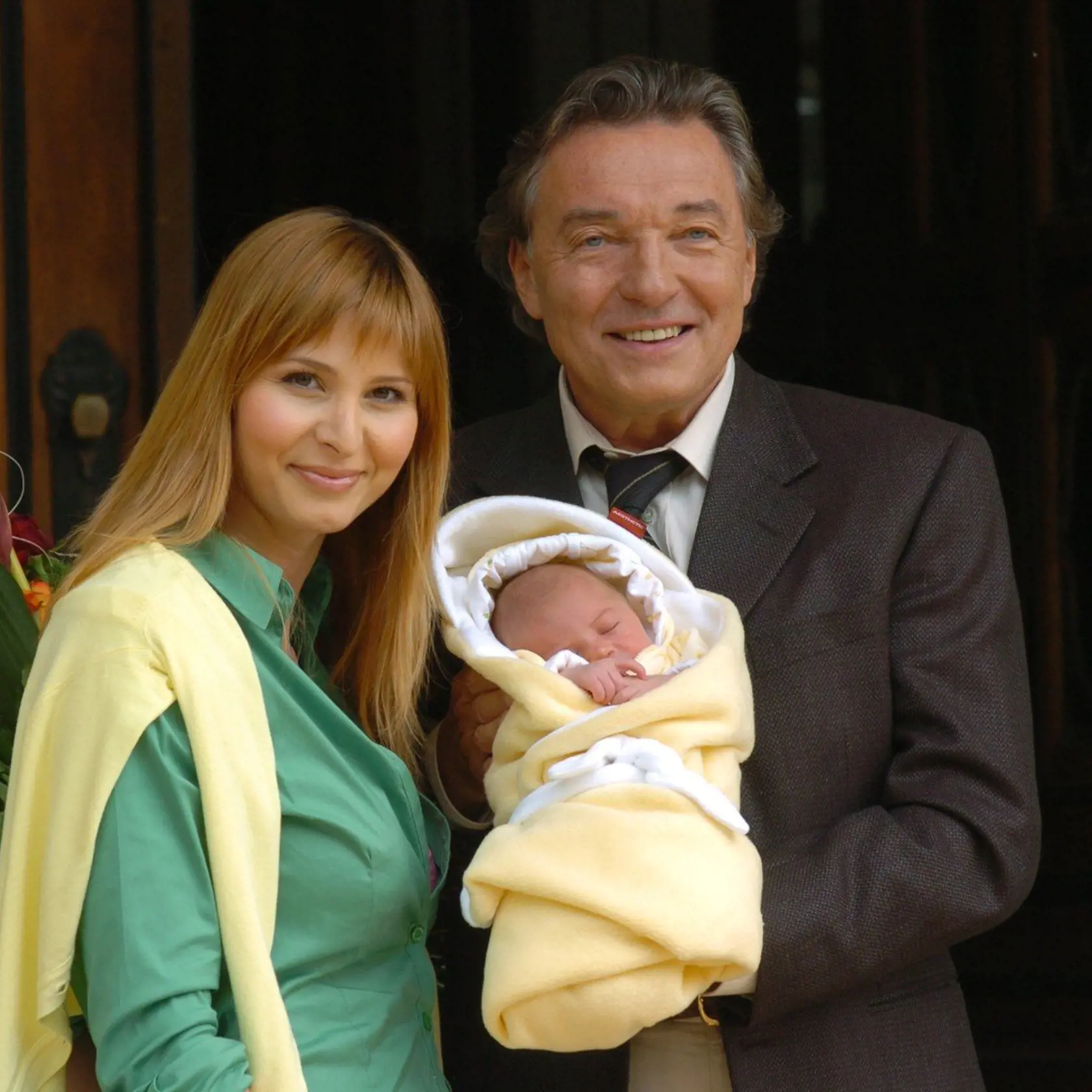 Karel Gott s manželkou Ivanou a dcérou Charlotte Ellou