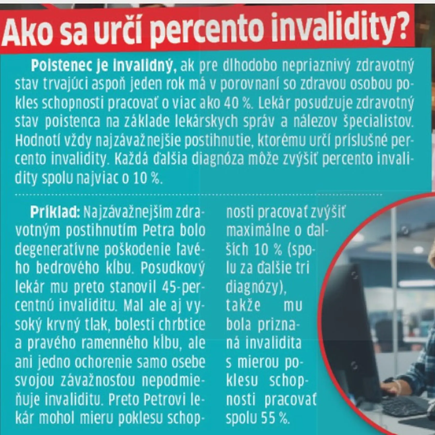 Ako sa určí percento invalidity?