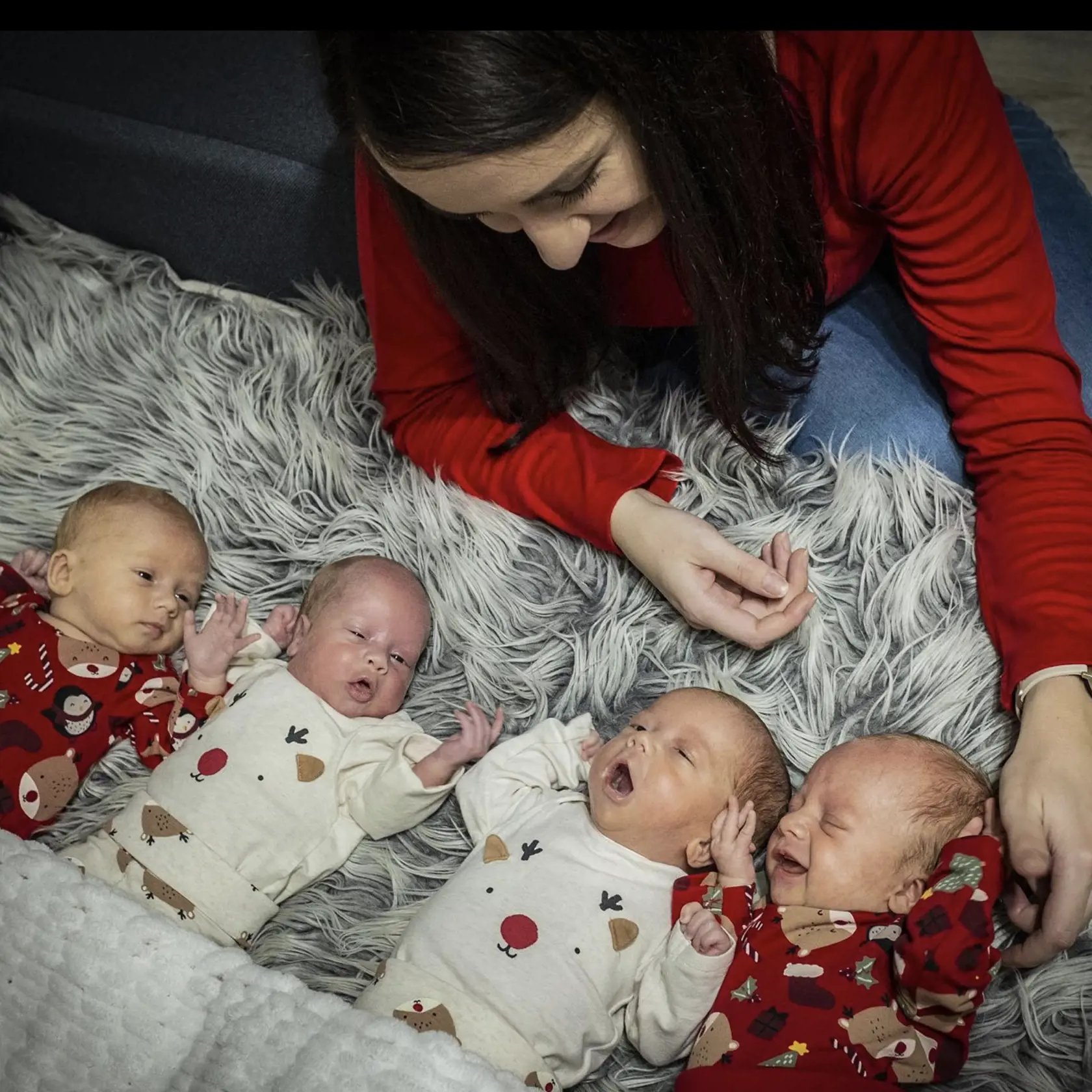 Štvorčatá Križalkovičovcov Damián, Hugo, Noémi, Eliška.